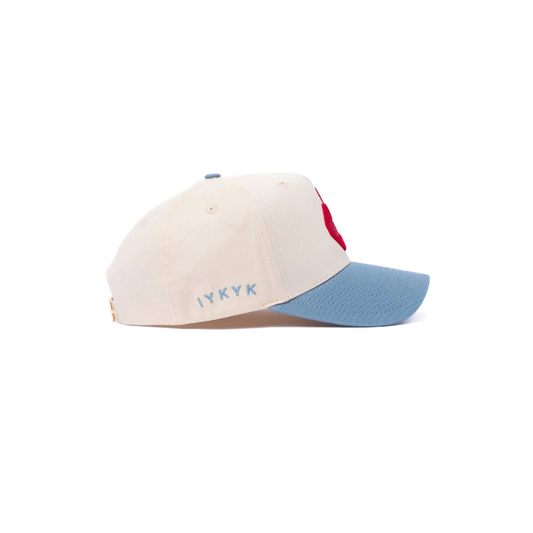 DAD Gang white & blue small d