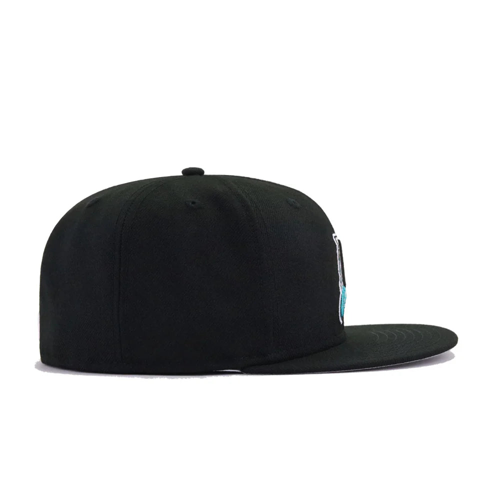 Florida Marlins All Black No patch Grey UV