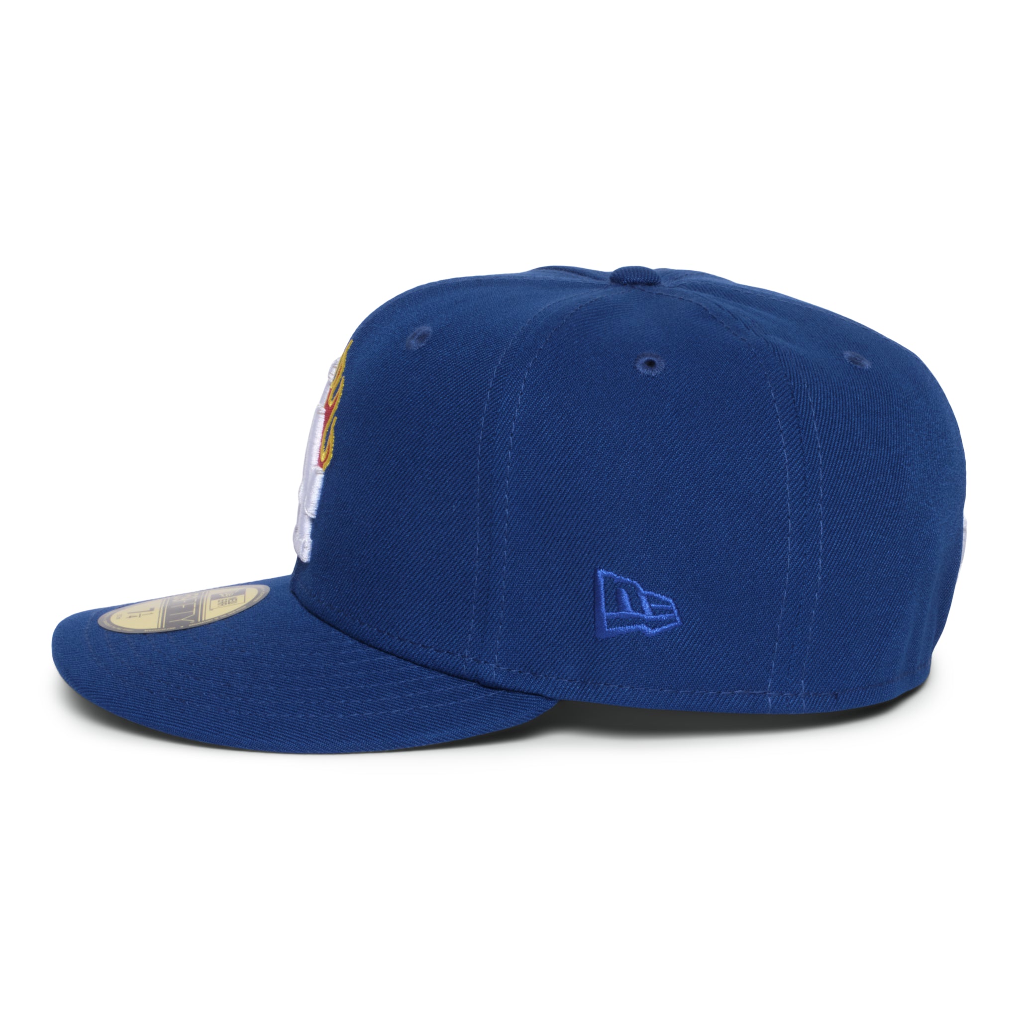 Los Angeles Dodgers Flames Logo Royal Blue 2024 World Series
