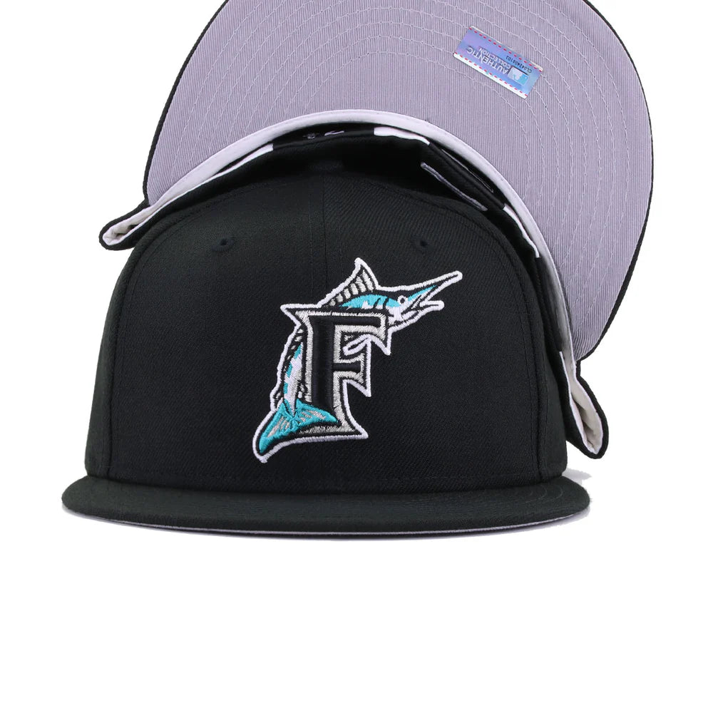 Florida Marlins All Black No patch Grey UV