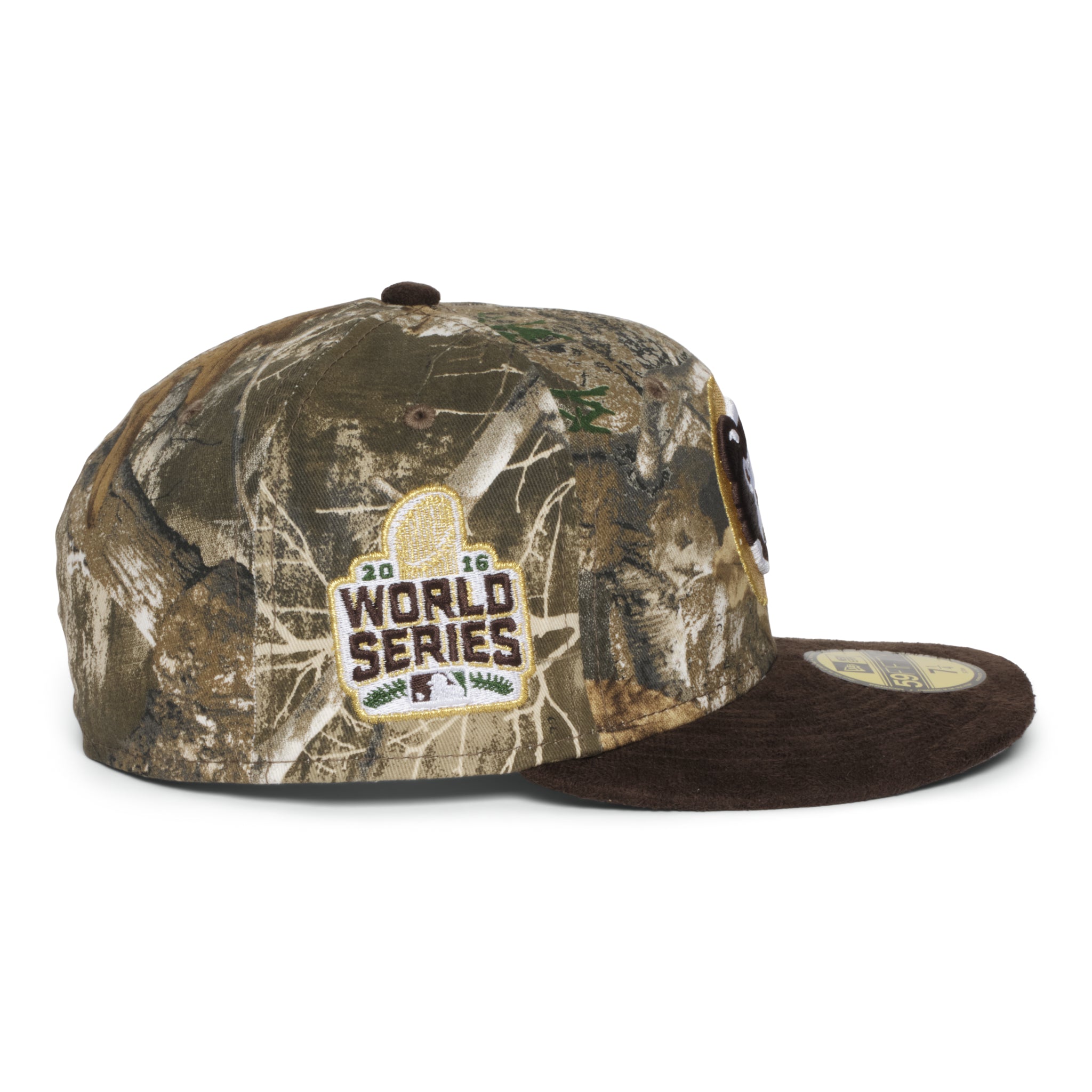 Chicago Cubs Real Tree and Brown Suede 2016 World Series
