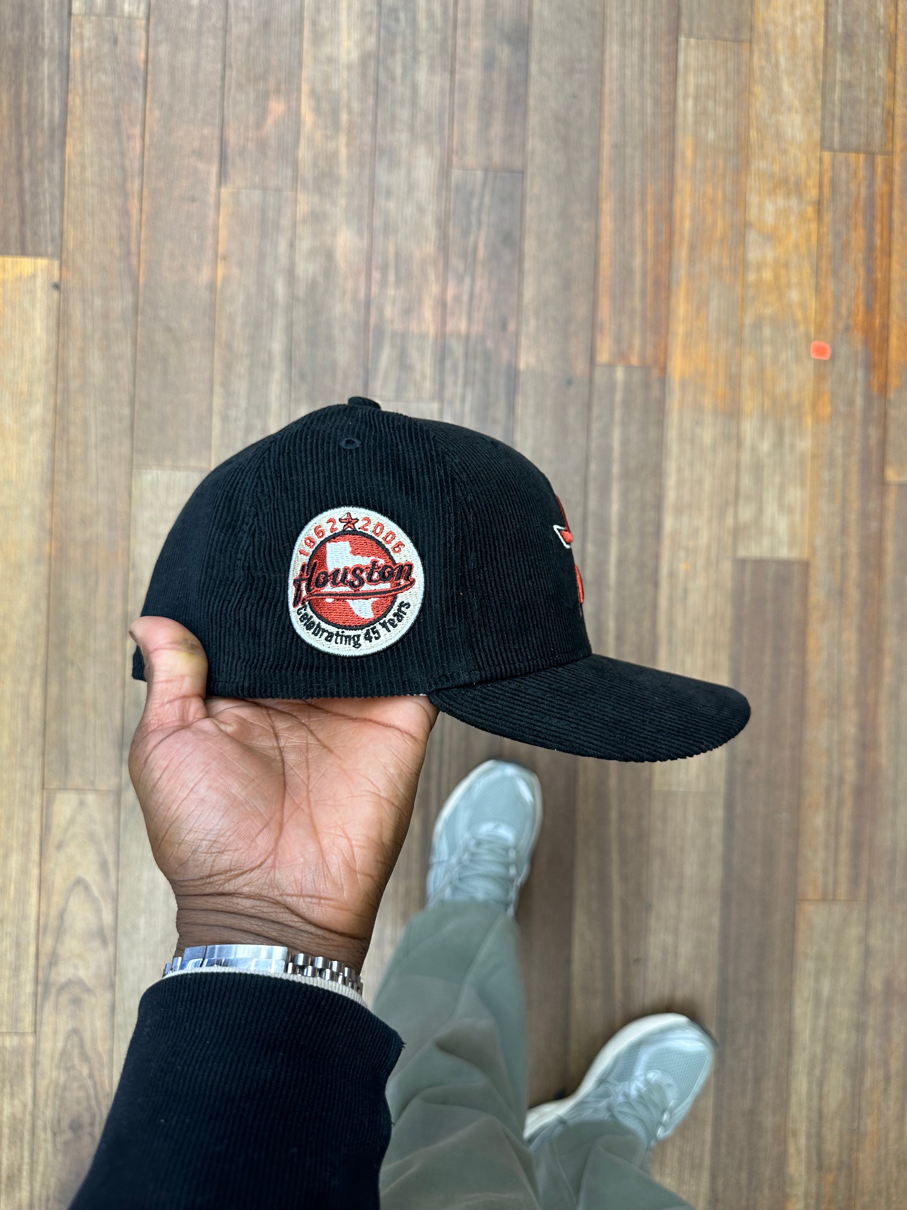 Houston Astros All Black Corduroy 45 Years