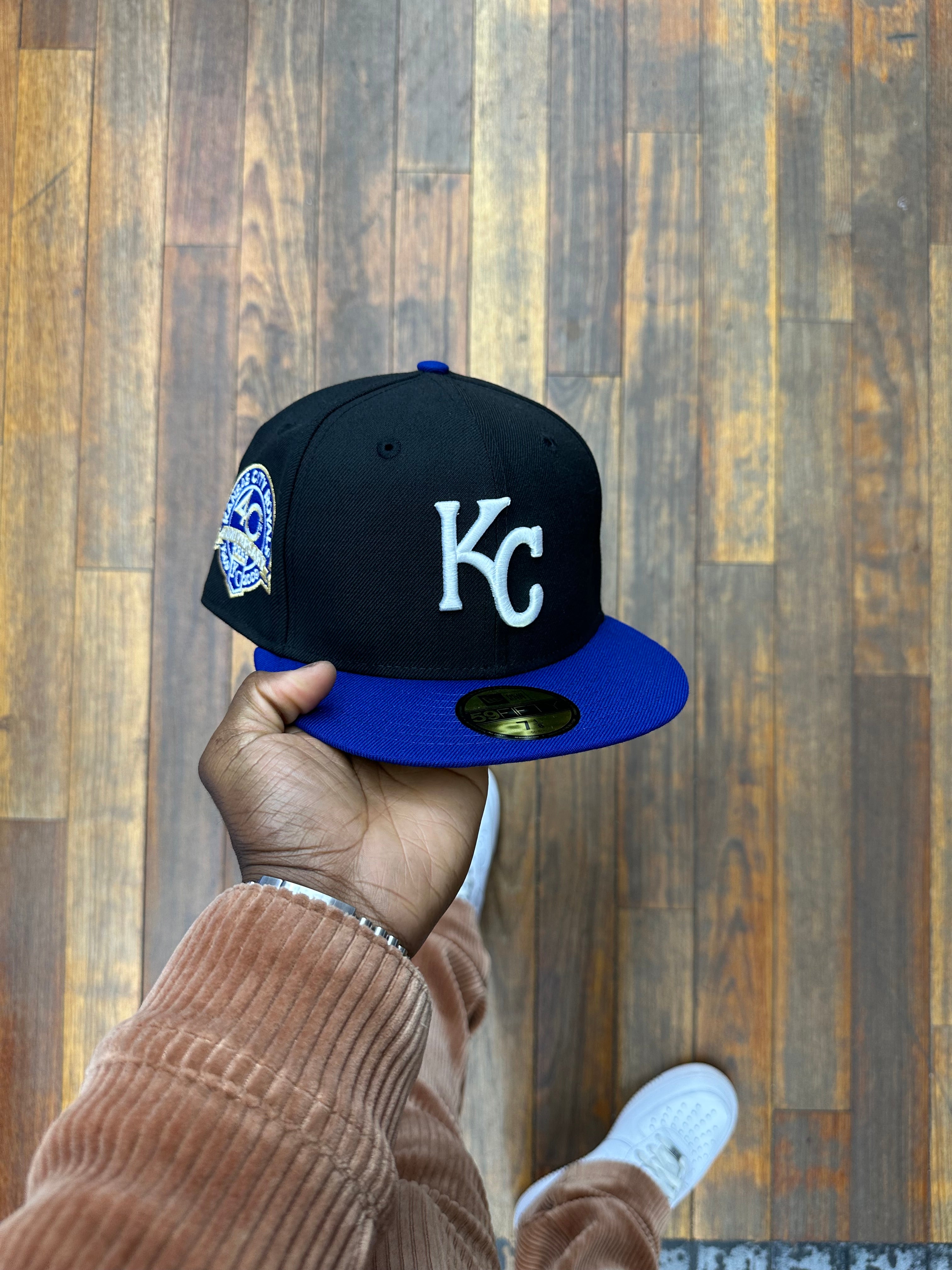Kansas City Royals Black And Royal 40th Anniversary Grey UV