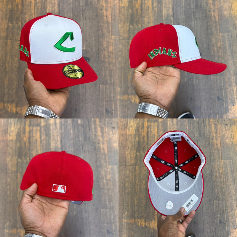 Cleveland Indians White and Red Ash ketchum
