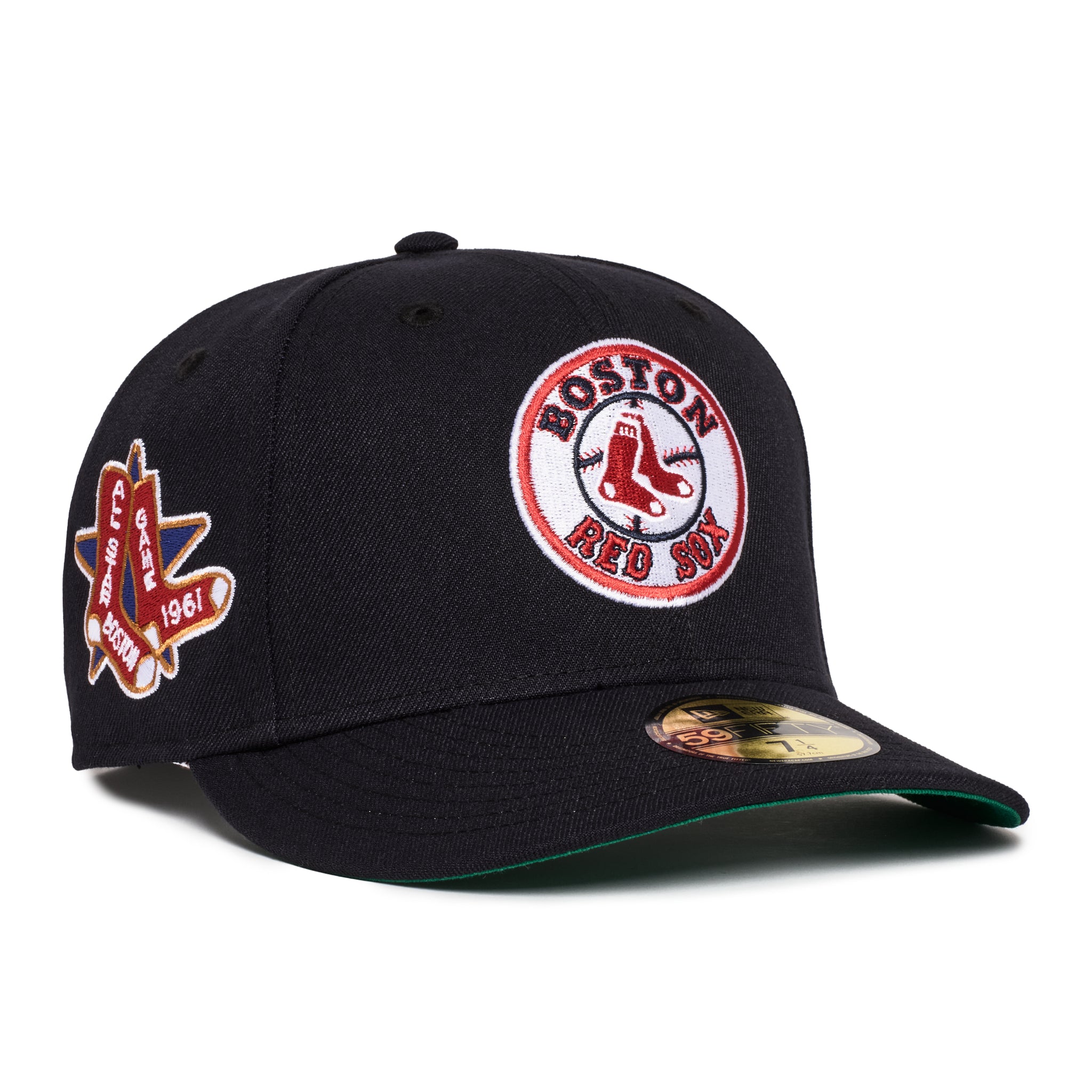 Boston Red Sox All Navy Circle Logo 1961 ASG Green UV