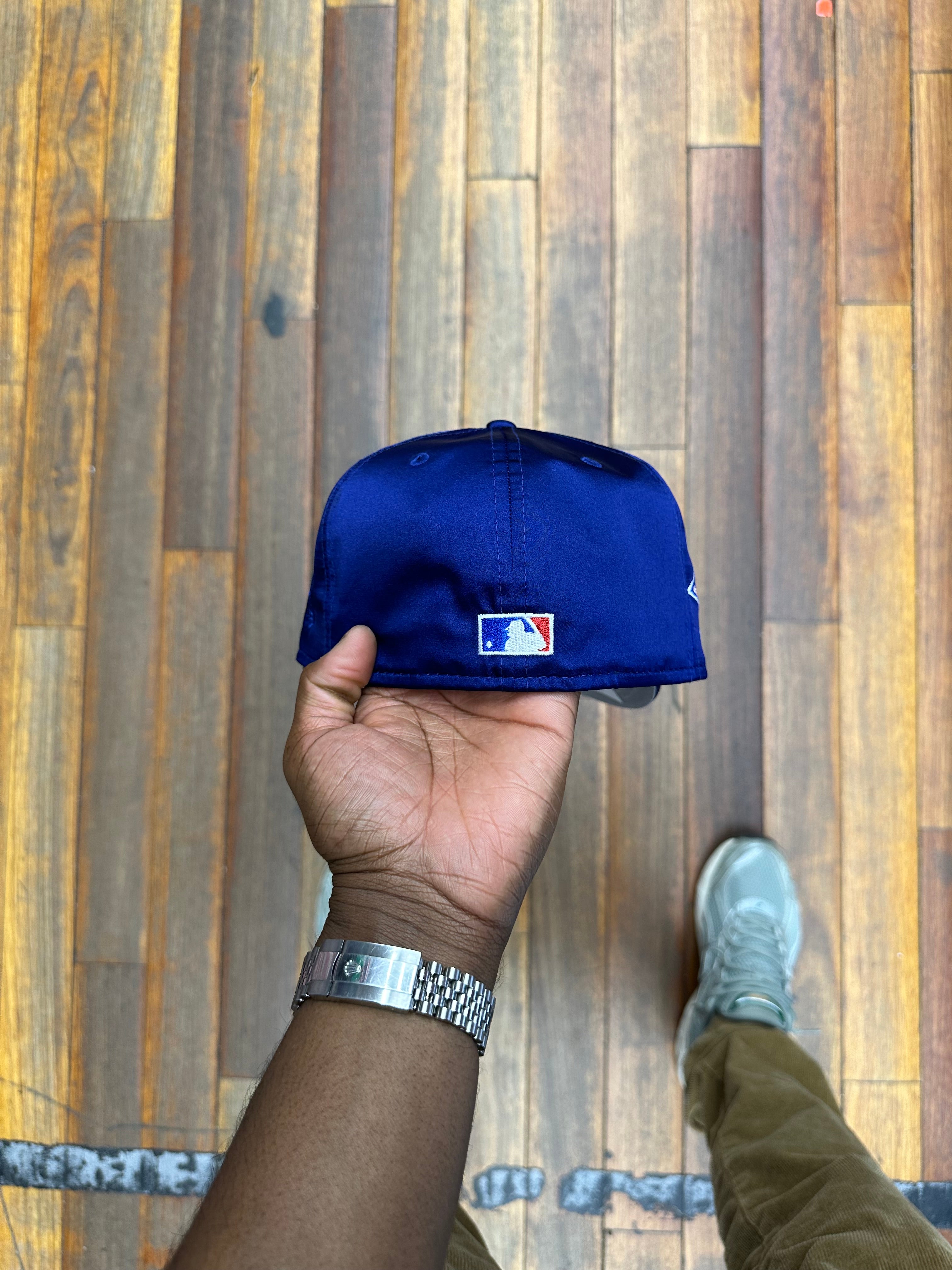 Texas Rangers Dark Royal Satin Arlington Stadium