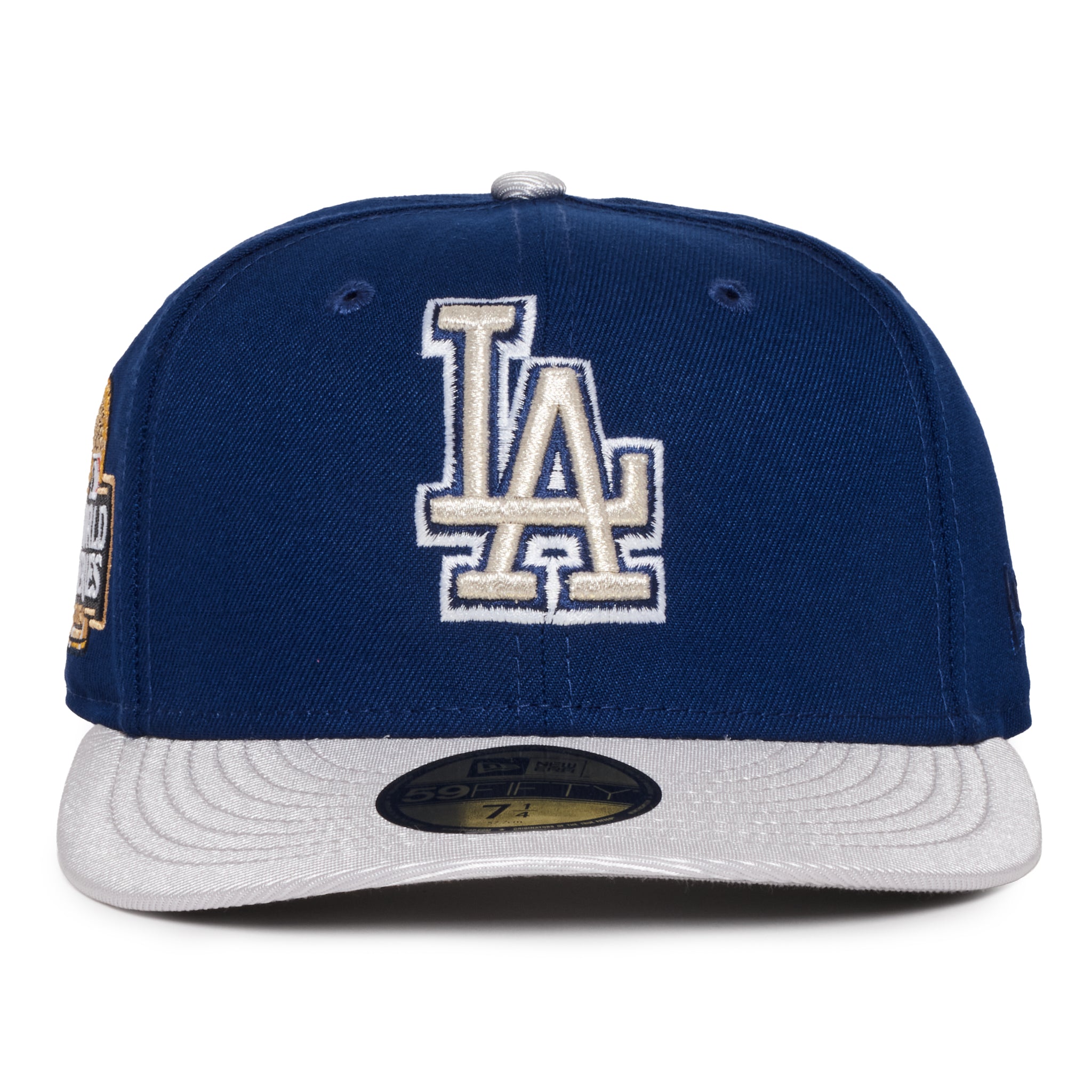 Los Angeles Dodgers Dark Royal & Metallic 2024 World Series Grey uv