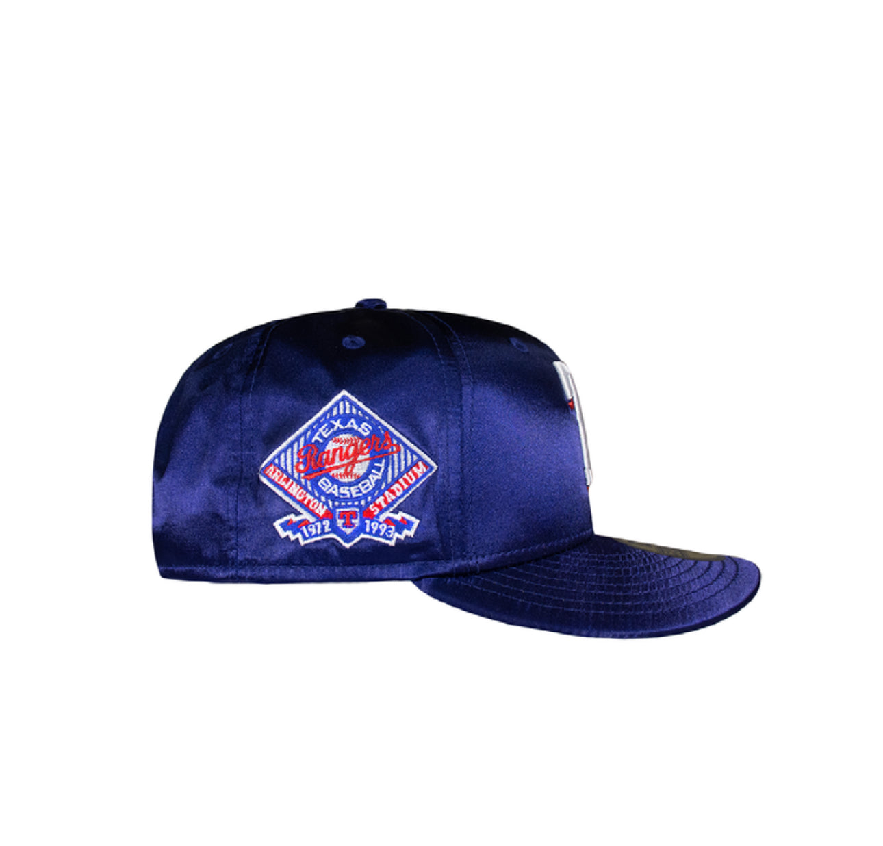 Texas Rangers Dark Royal Satin Arlington Stadium