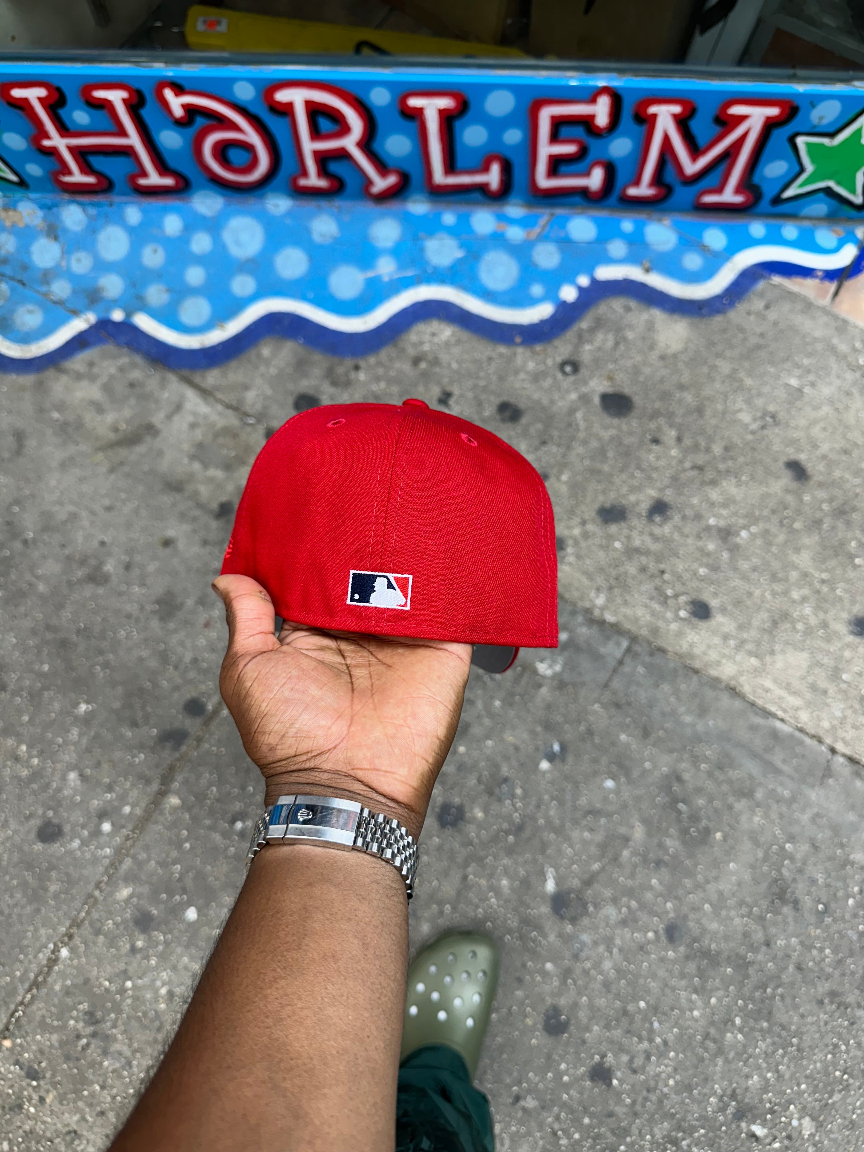 Los Angeles Angels All Red Bones Logo