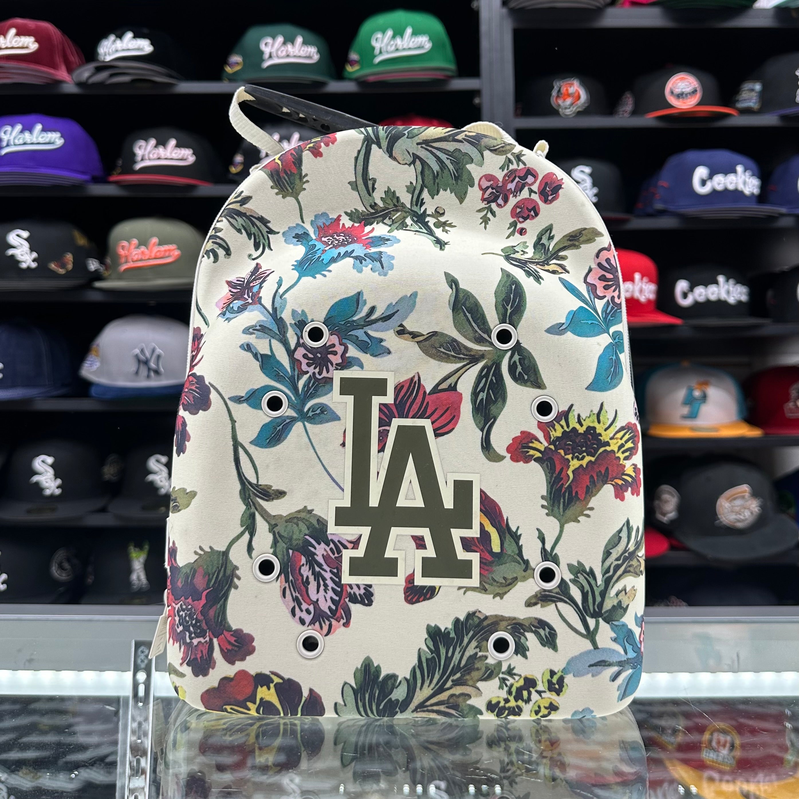 Los Angeles Dodgers Sox Floral 6 Pack Cap Carrier