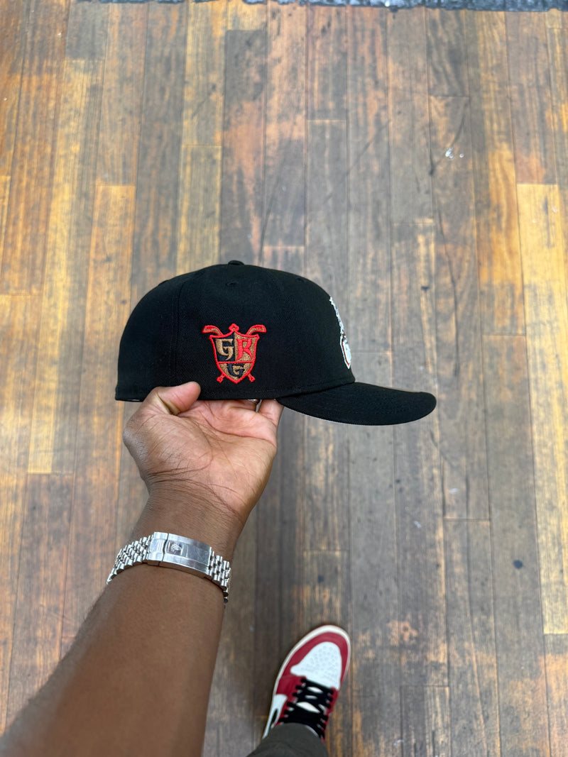 Grand Rapid Griffins All Black AHL 5950 Fitted