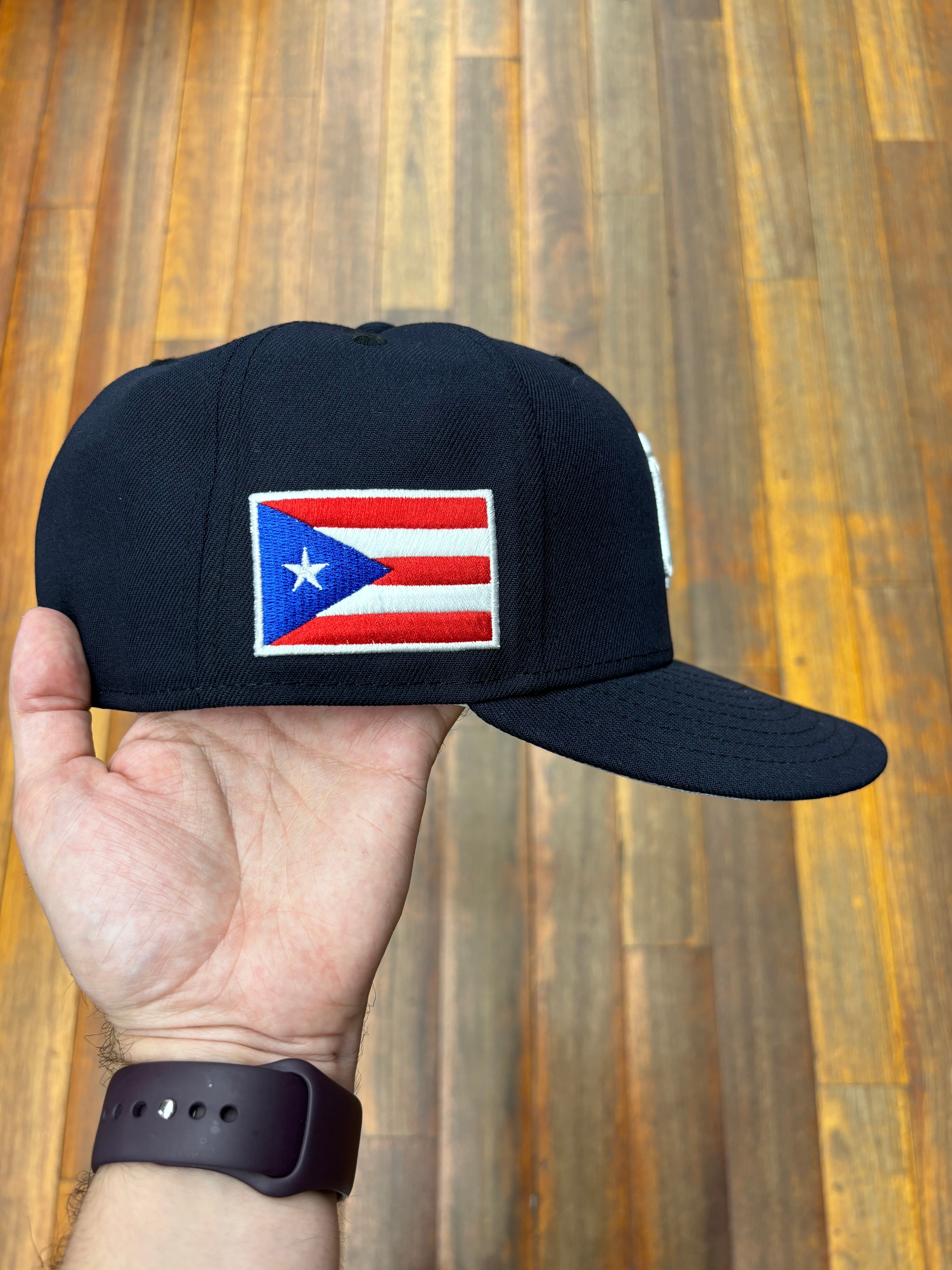 New York Yankees Navy Puerto Rico Flag