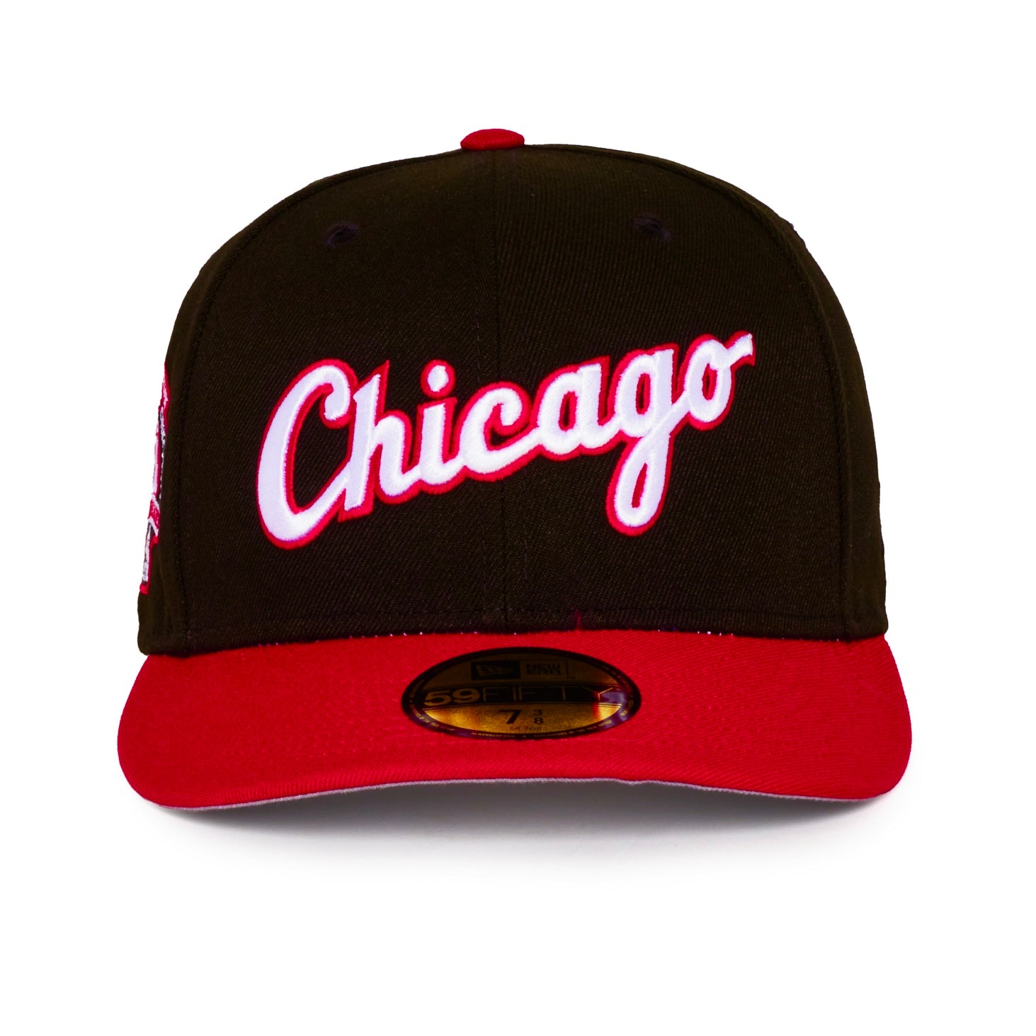 Chicago White Sox Black and Red Script Logo 50th Comiskey Park