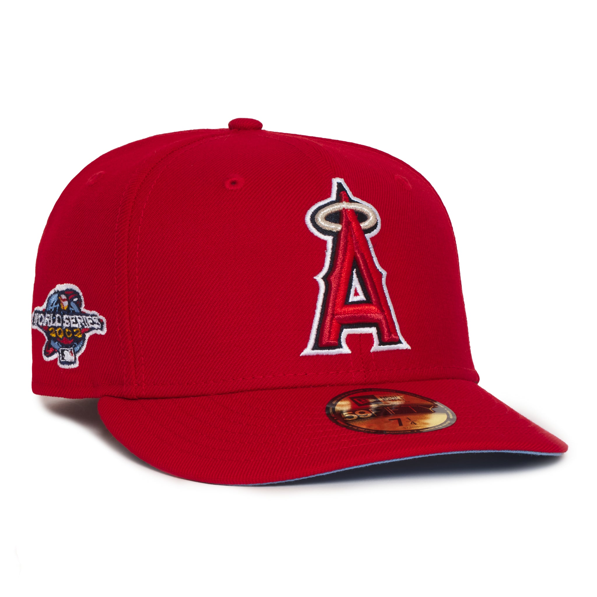 Anaheim Angels All Red 2002 World Series Powder Blue uv