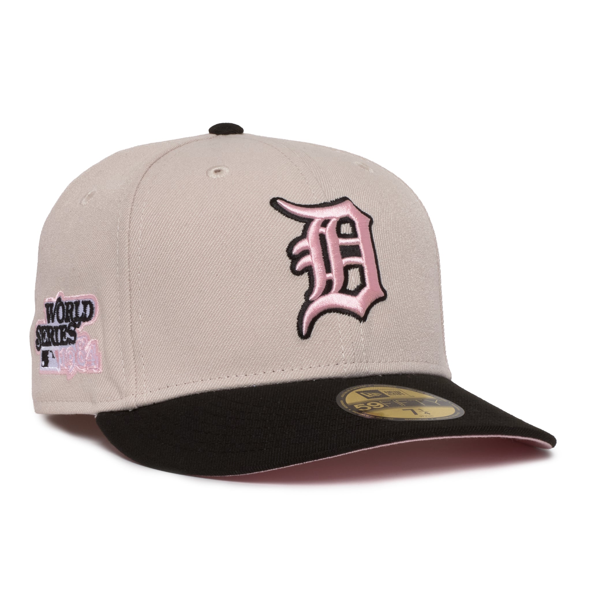Detroit Tigers "Pink Logo" Stone Grey and Black 1984 WS