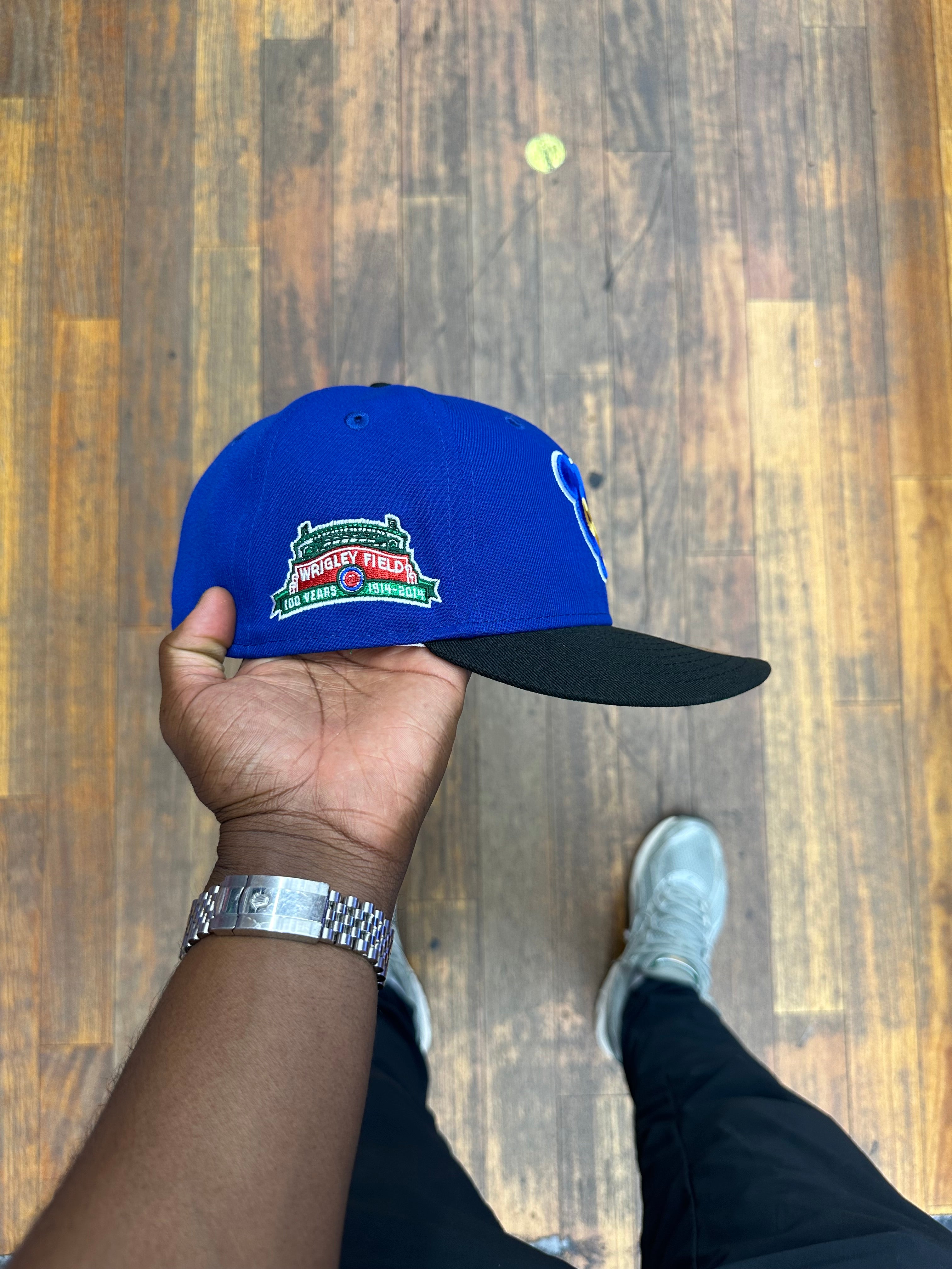 Chicago Cubs Royal Blue and Black Cooperstown Wrigley Field