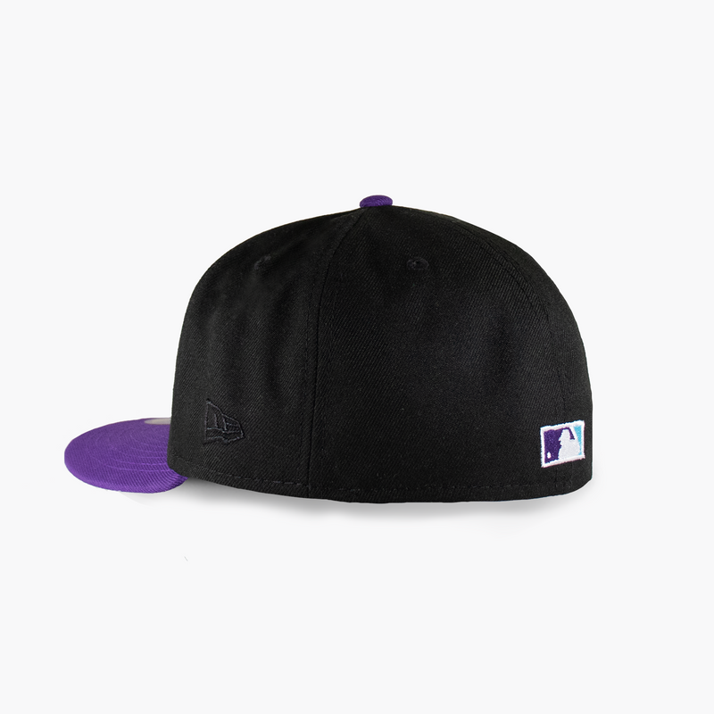 Arizona Diamondbacks Black & Purple Script Grey Uv  25th Anniversary
