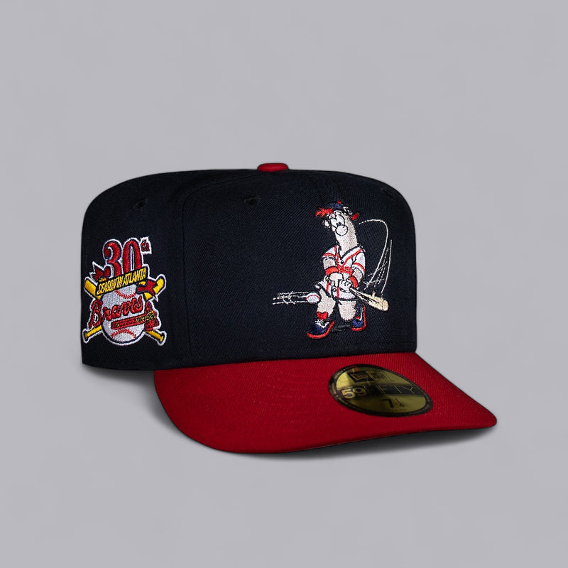 Atlanta Braves Mascot Navy and Red 30Th Anniversary