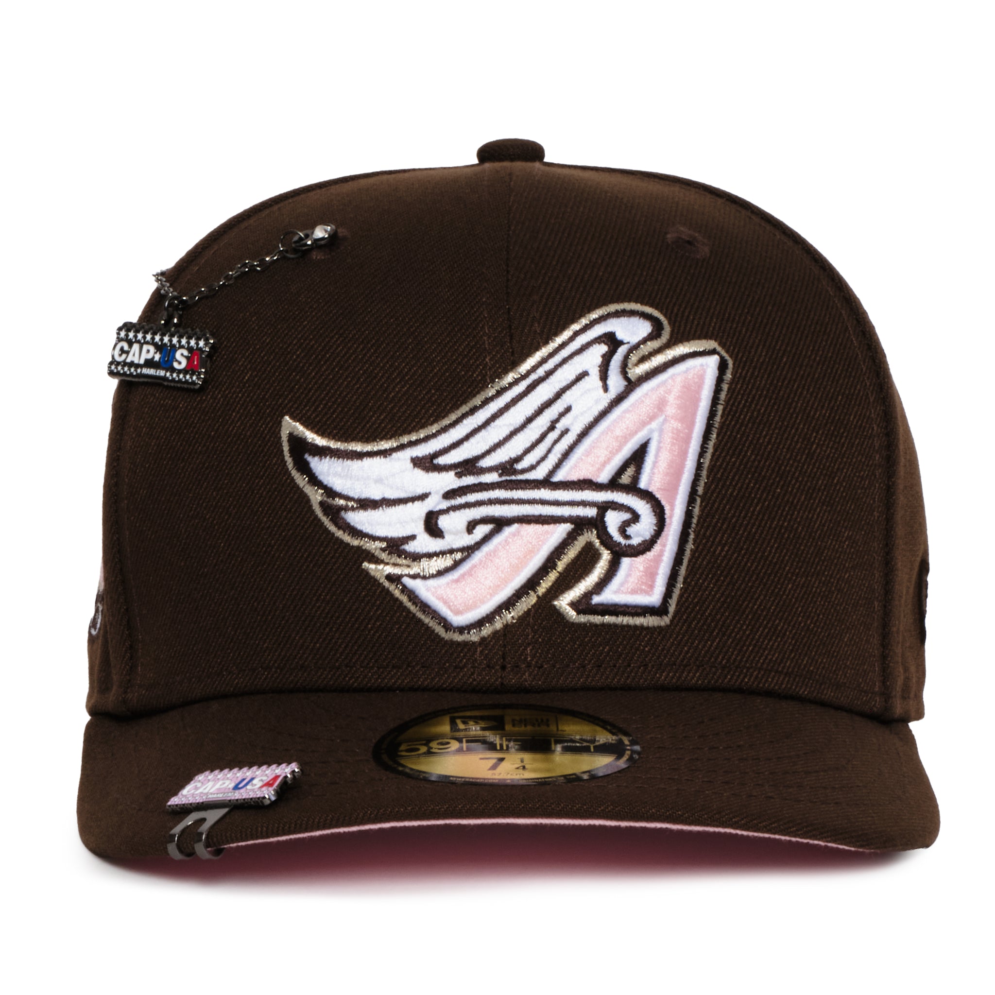Anaheim Angels Walnut Brown Pink UV 25Th Anniversary