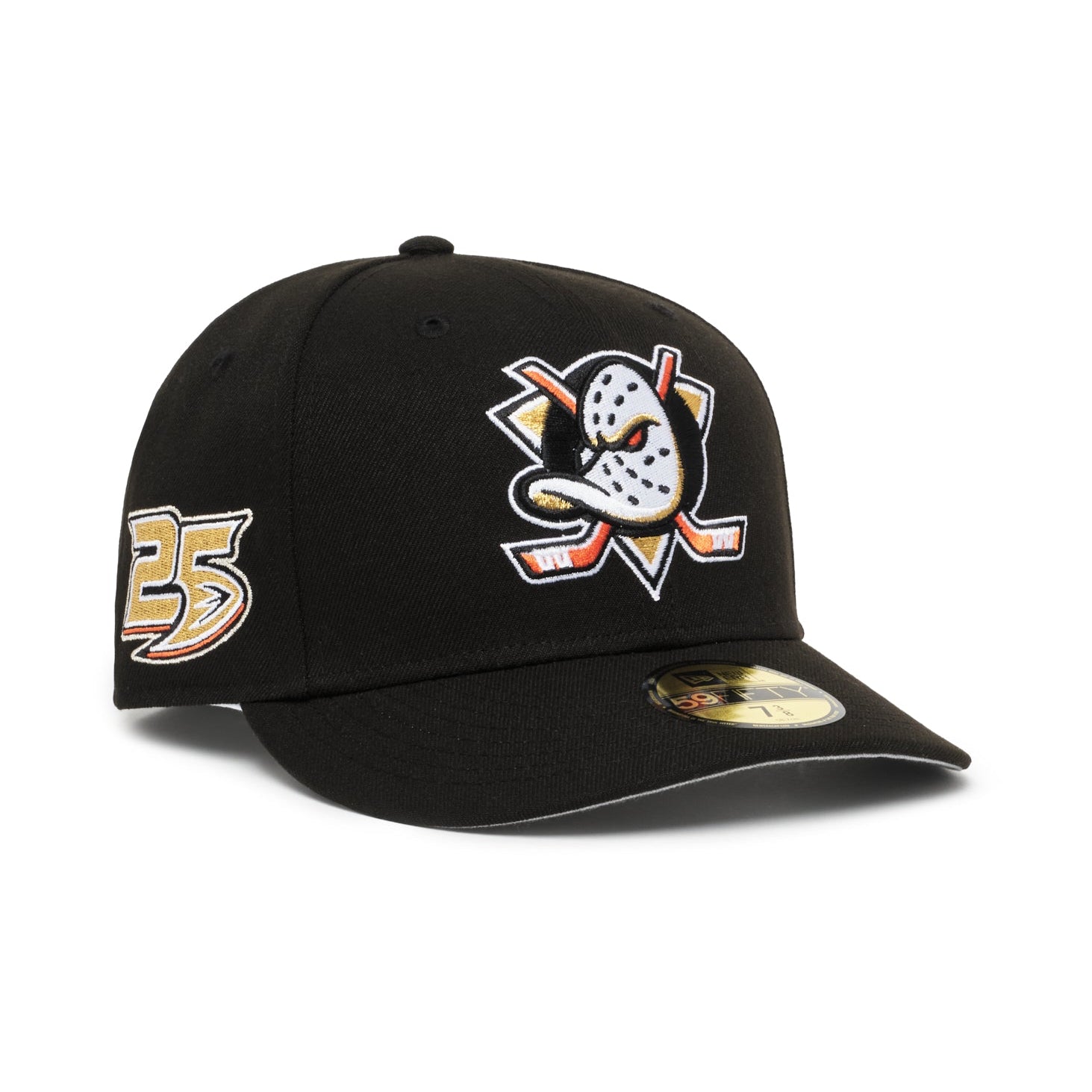Anaheim Ducks All Black 25 Years Grey UV