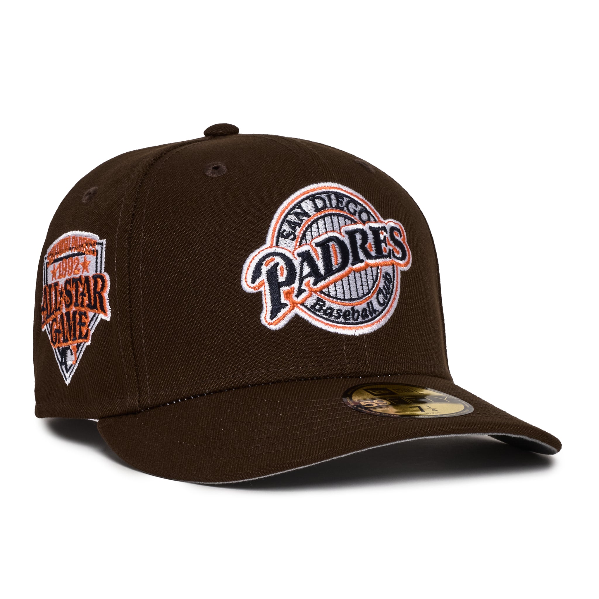 San Diego Padres All Brown Circle Logo 1992 All Star Game