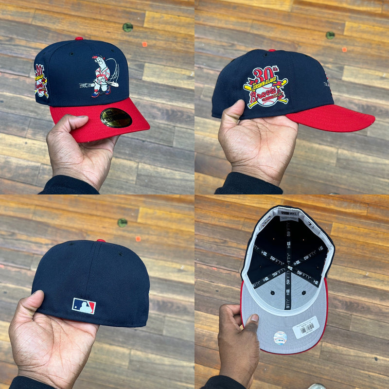 Atlanta Braves Mascot Navy and Red 30Th Anniversary