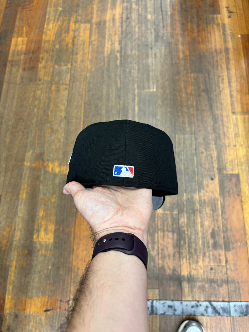 New York Yankees All Black Dominican Republic Flag