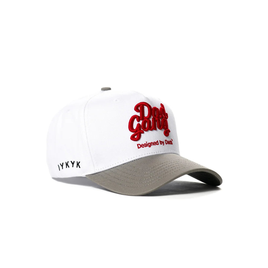DAD Gang white grey & red