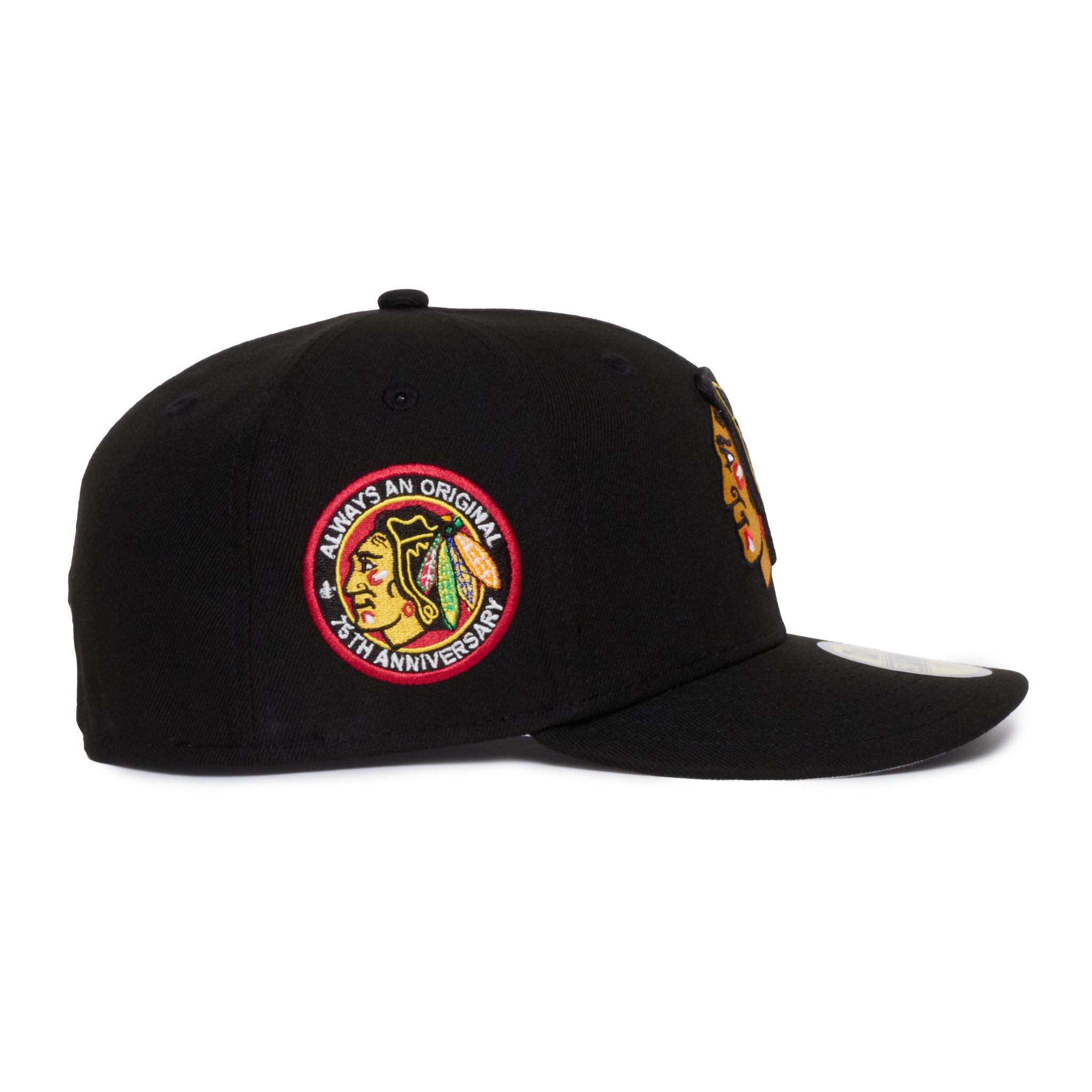 Chicago Black Hawks All Black 75Th Anniversary