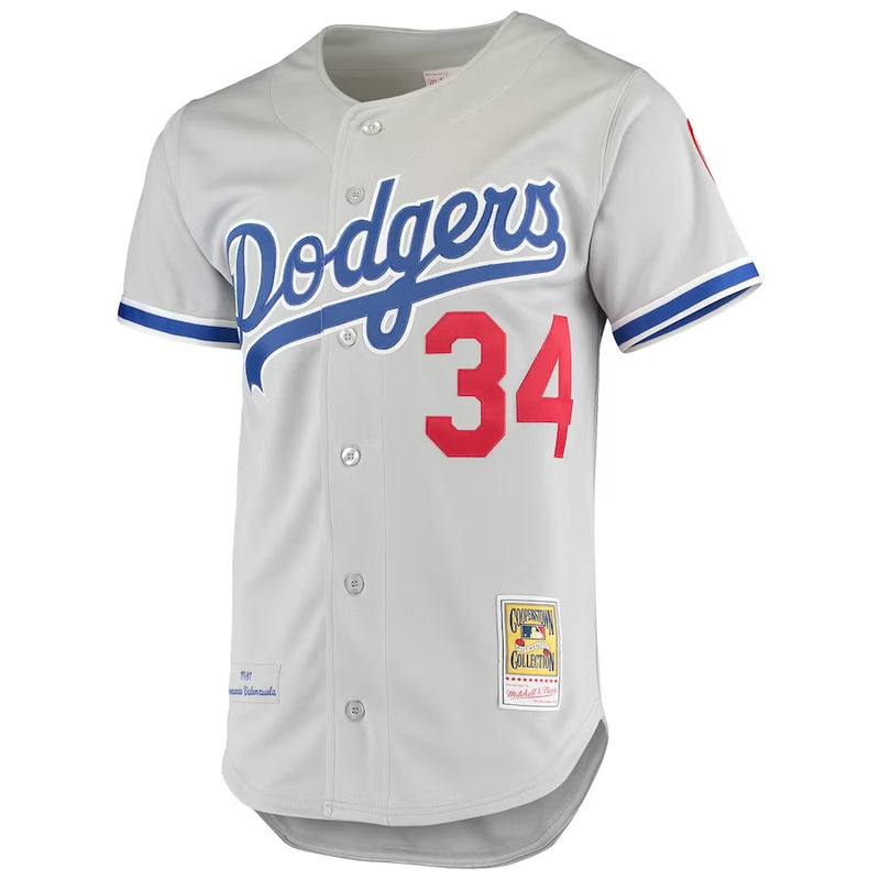 Los Angeles Dodgers Grey Valenzuela Exclusive Jersey