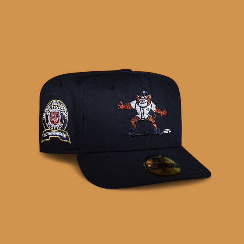 Detroit Tigers All Navy Mascot 50Th Anniversary