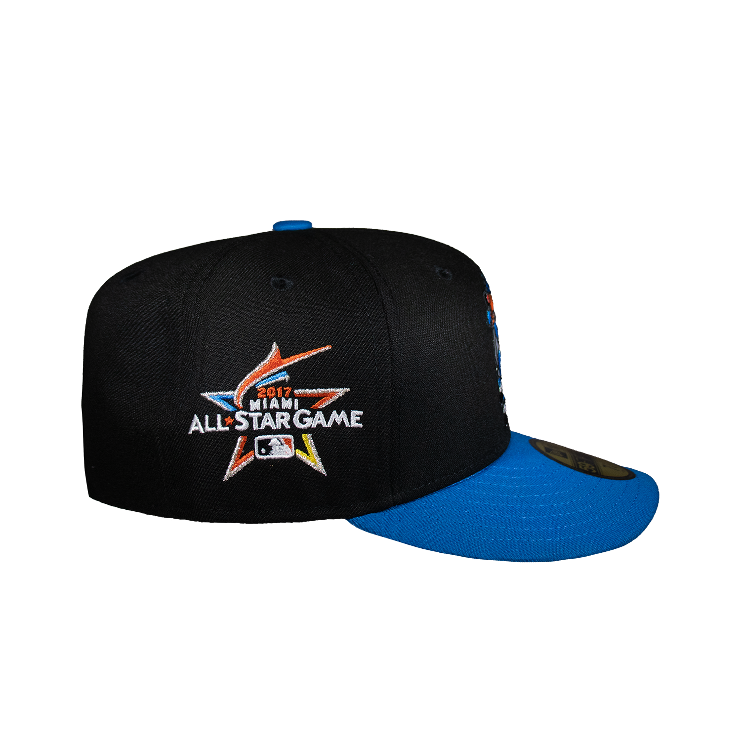 Florida Marlins Mascot Black and Blue 2017