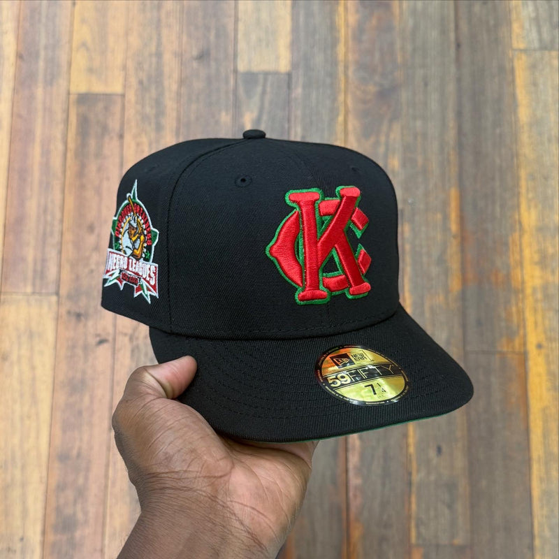 Kansas City Monarchs Black Red and Green Logo Negro Leagues