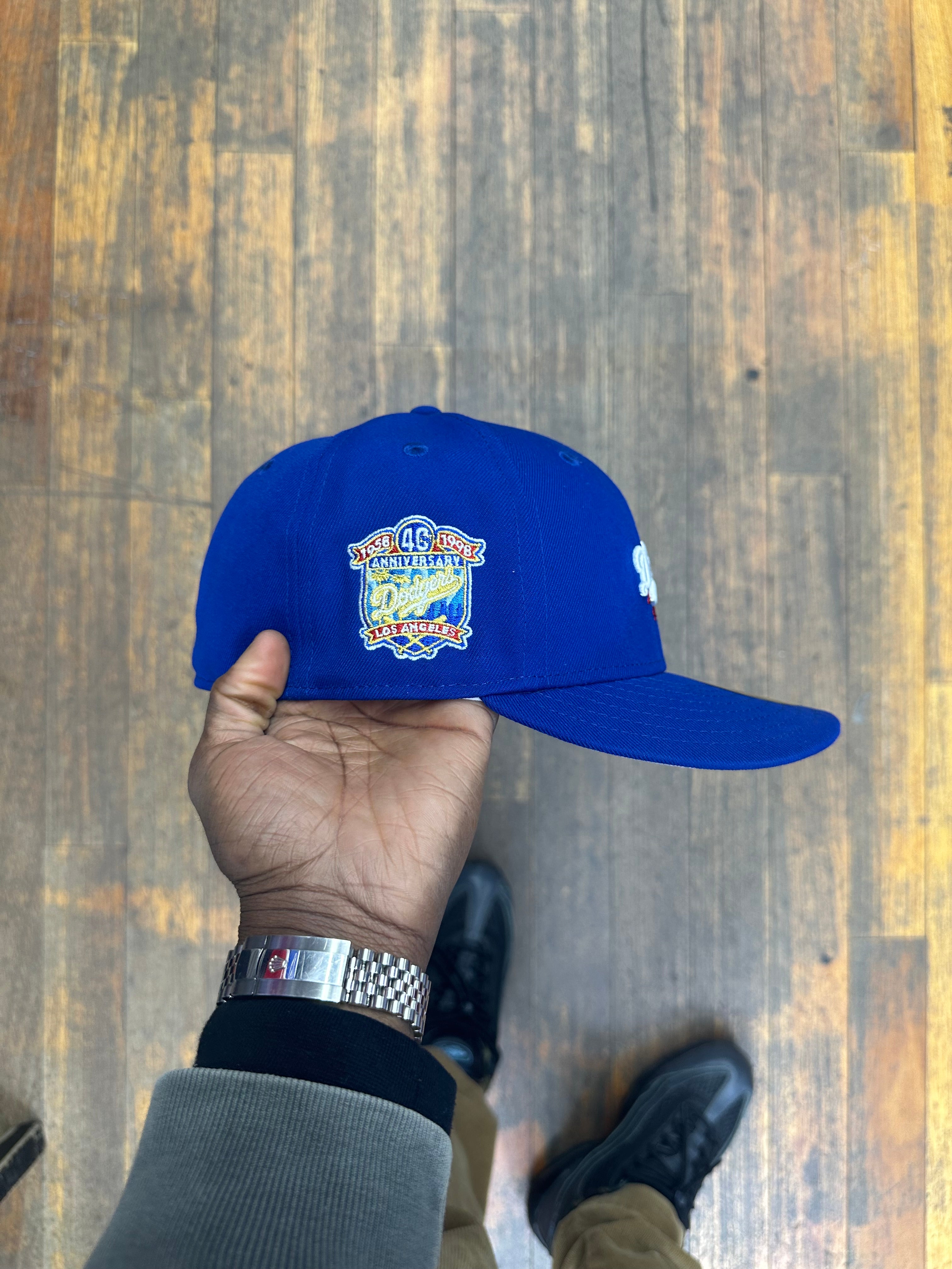 Los Angeles Dodgers All Royal Blue Script 40th