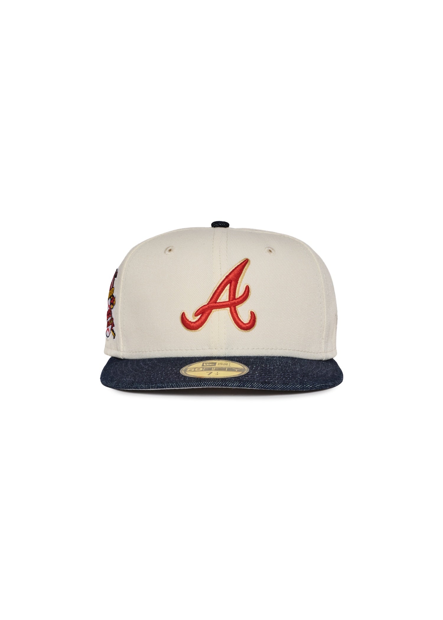 Atlanta Braves Creme Chrome and Denim