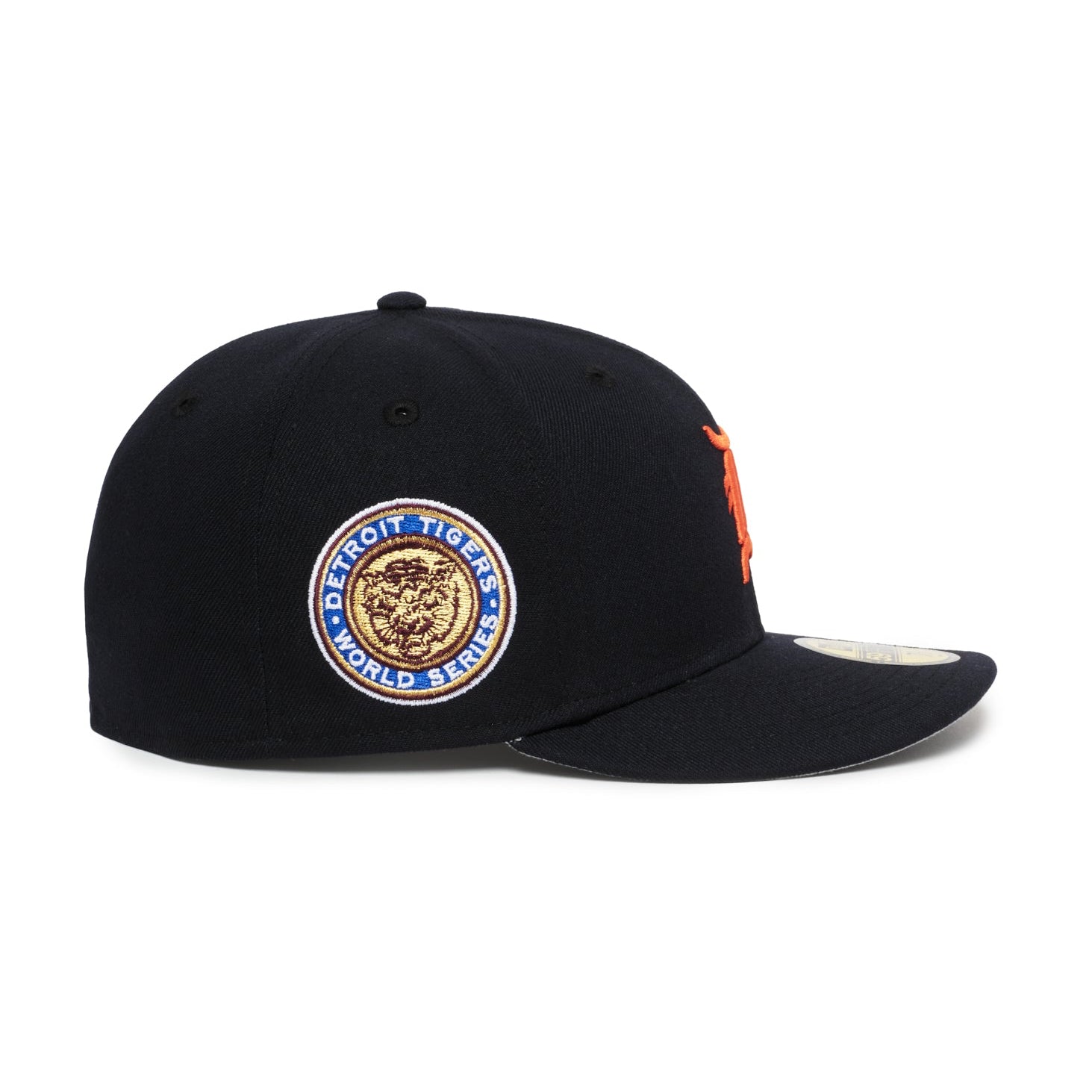Detroit Tigers All Navy Orange "D" 1968 Gold Tiger World Series