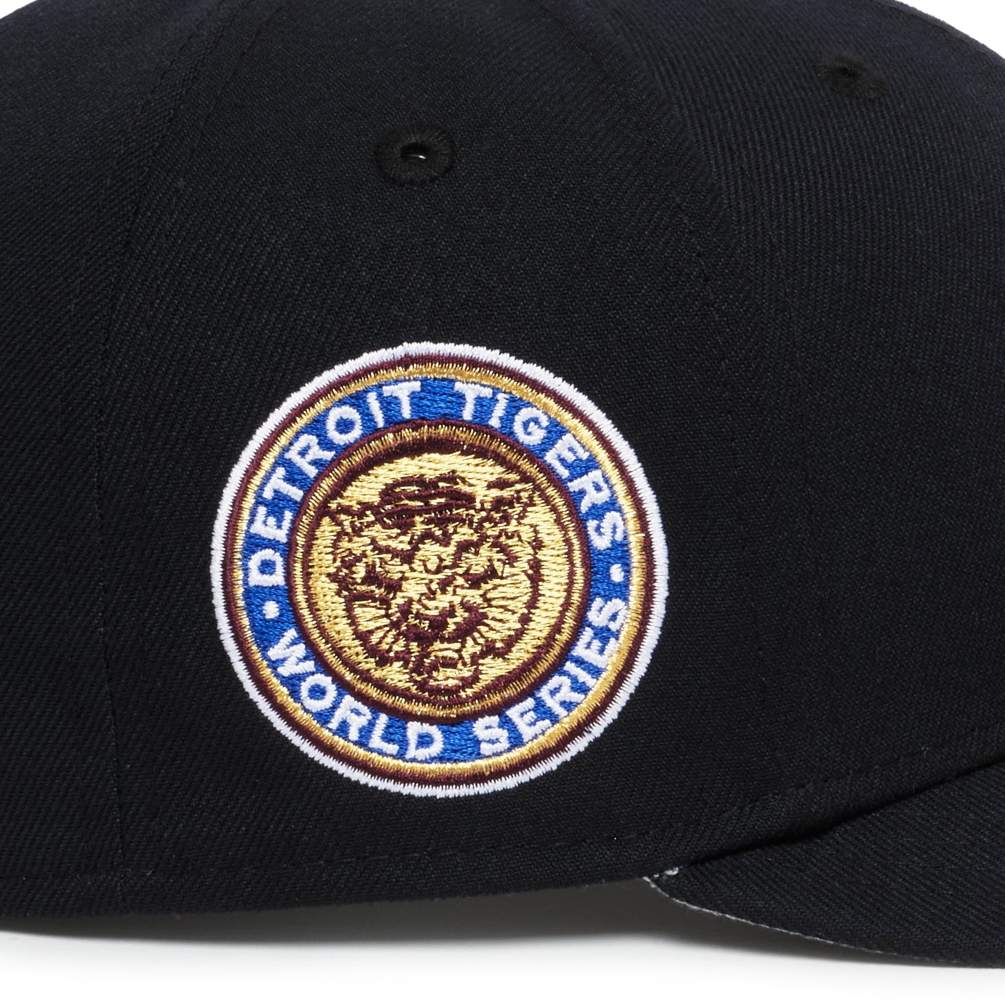 Detroit Tigers All Navy Orange "D" 1968 Gold Tiger World Series