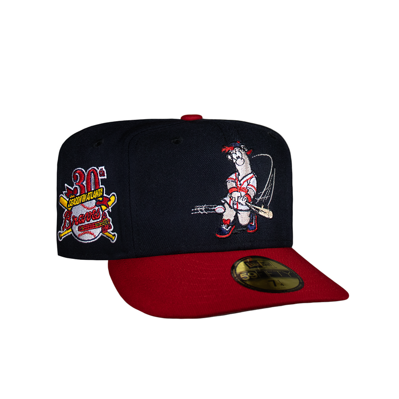 Atlanta Braves Mascot Navy and Red 30Th Anniversary