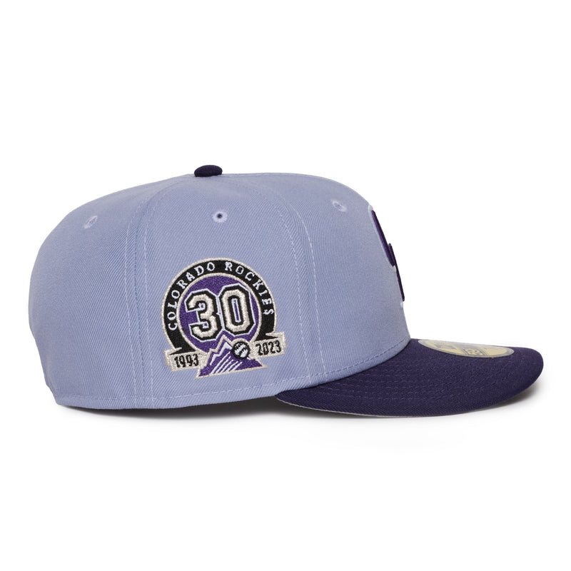 Colorado Rockies Lavender & Purple 30th Anniversary Grey uv