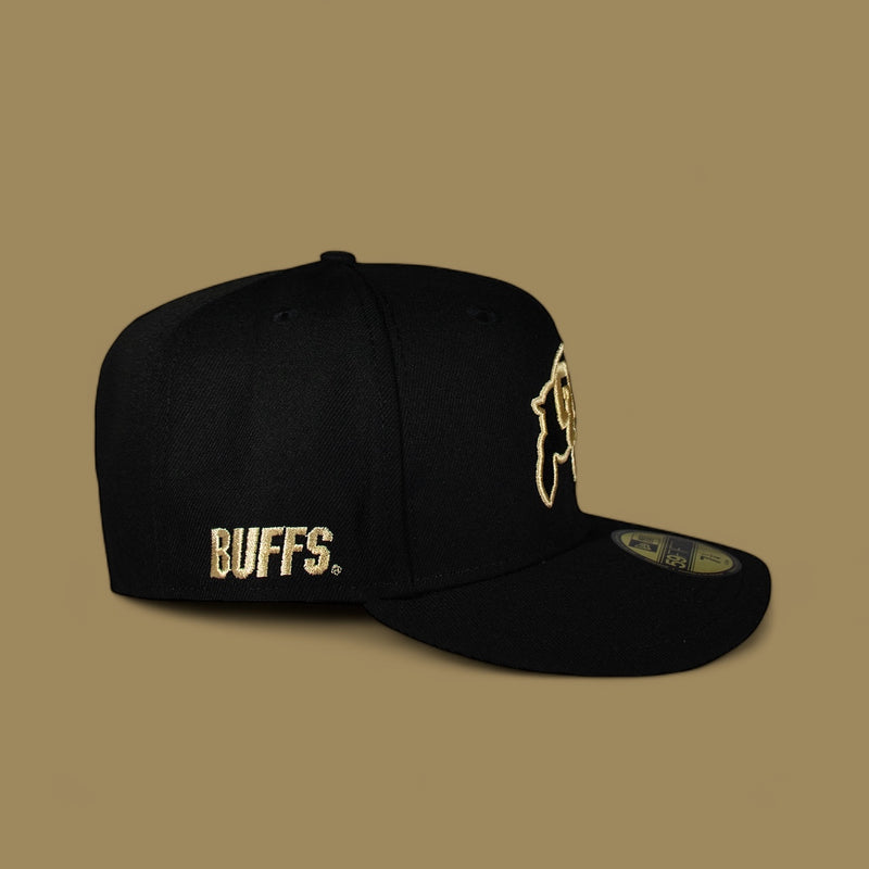 Colorado Buffaloes All Black Grey UV NCAA