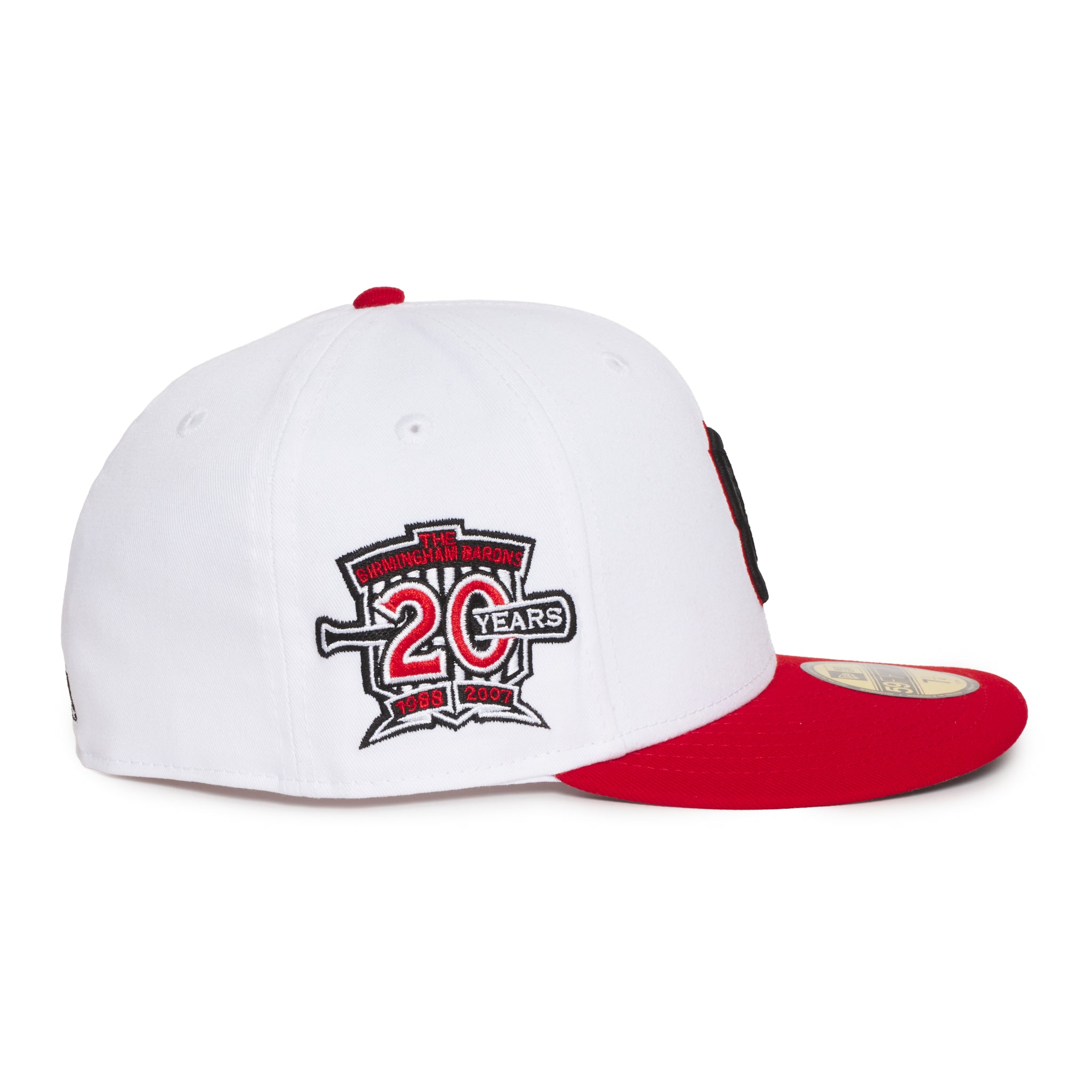 Birmingham Barons White & Red 20 Years Grey uv