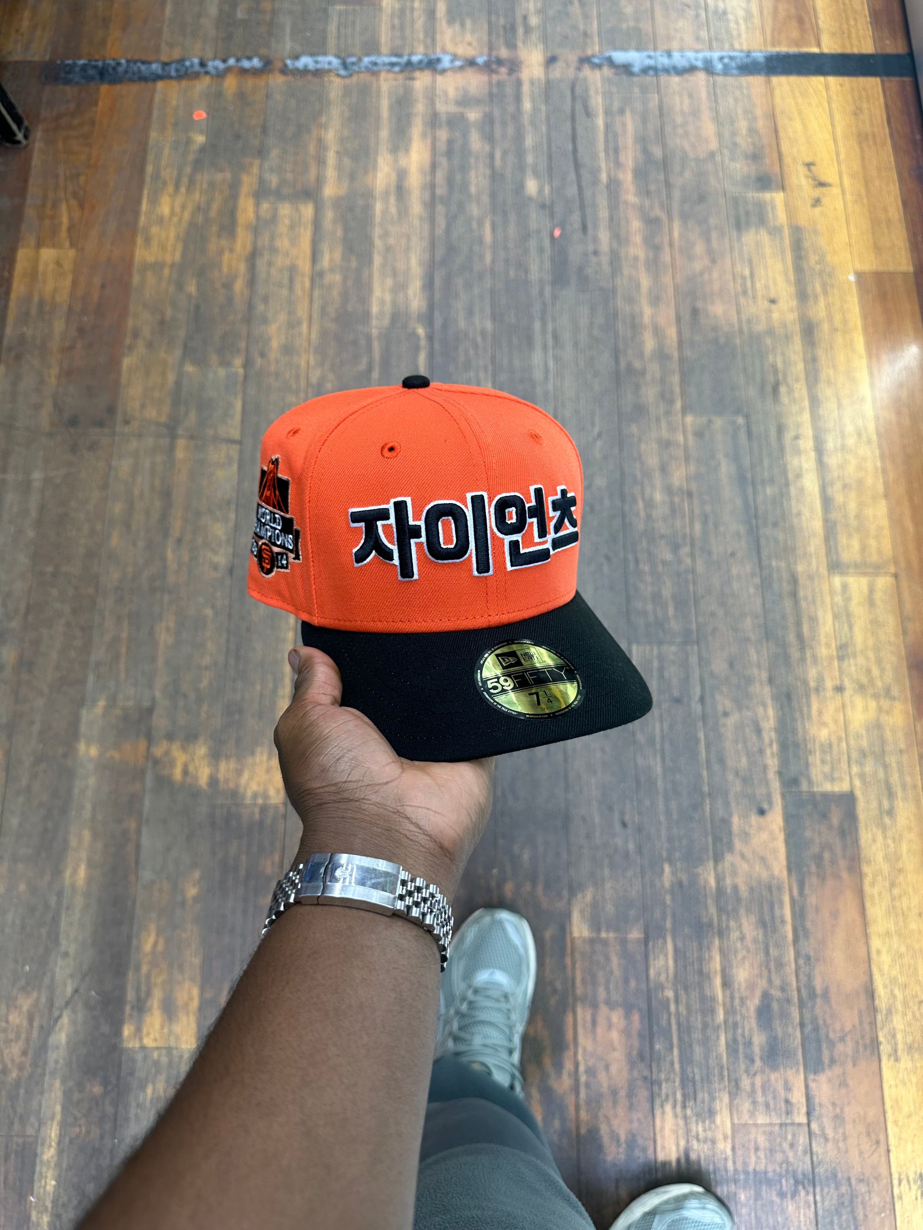 San Francisco Seoul Series South Korea Orange and Black