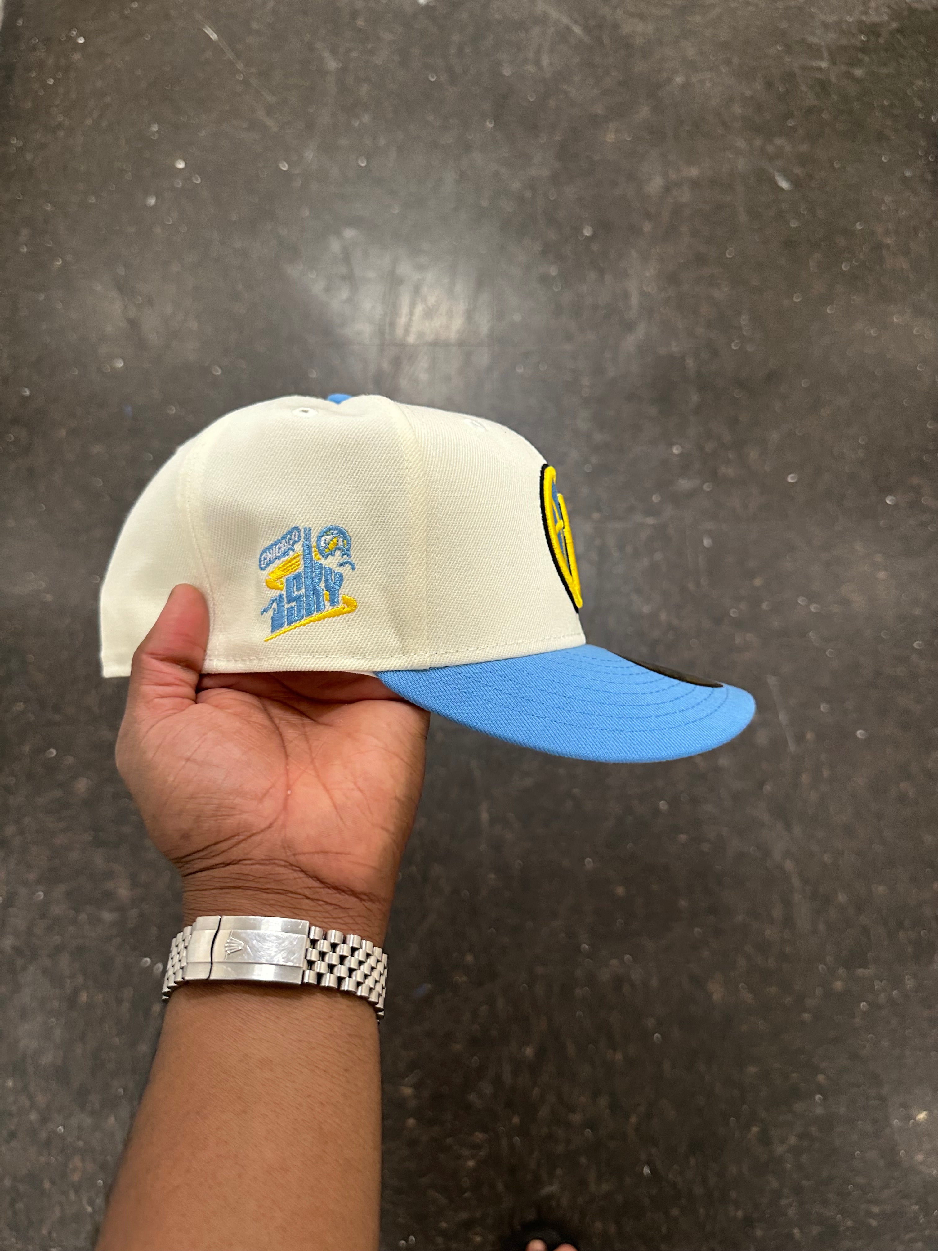 Chicago Sky Creme and Sky Blue WNBA