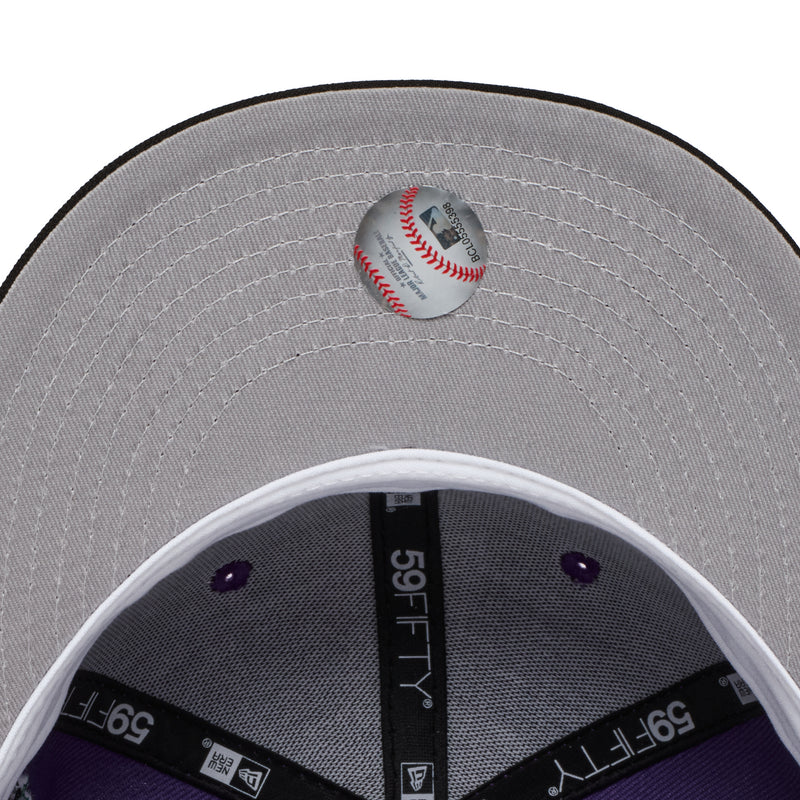 Colorado Rockies Upside down logo Purple & Black 1995 Coors Field Grey UV
