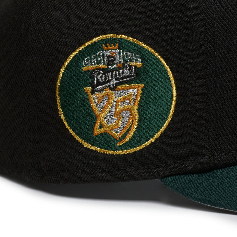 Kansas City Royals Black and Green "Rolex" 25Th Anniversary