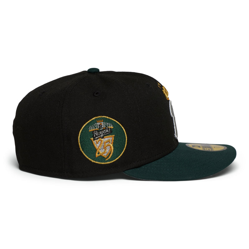 Kansas City Royals Black and Green "Rolex" 25Th Anniversary