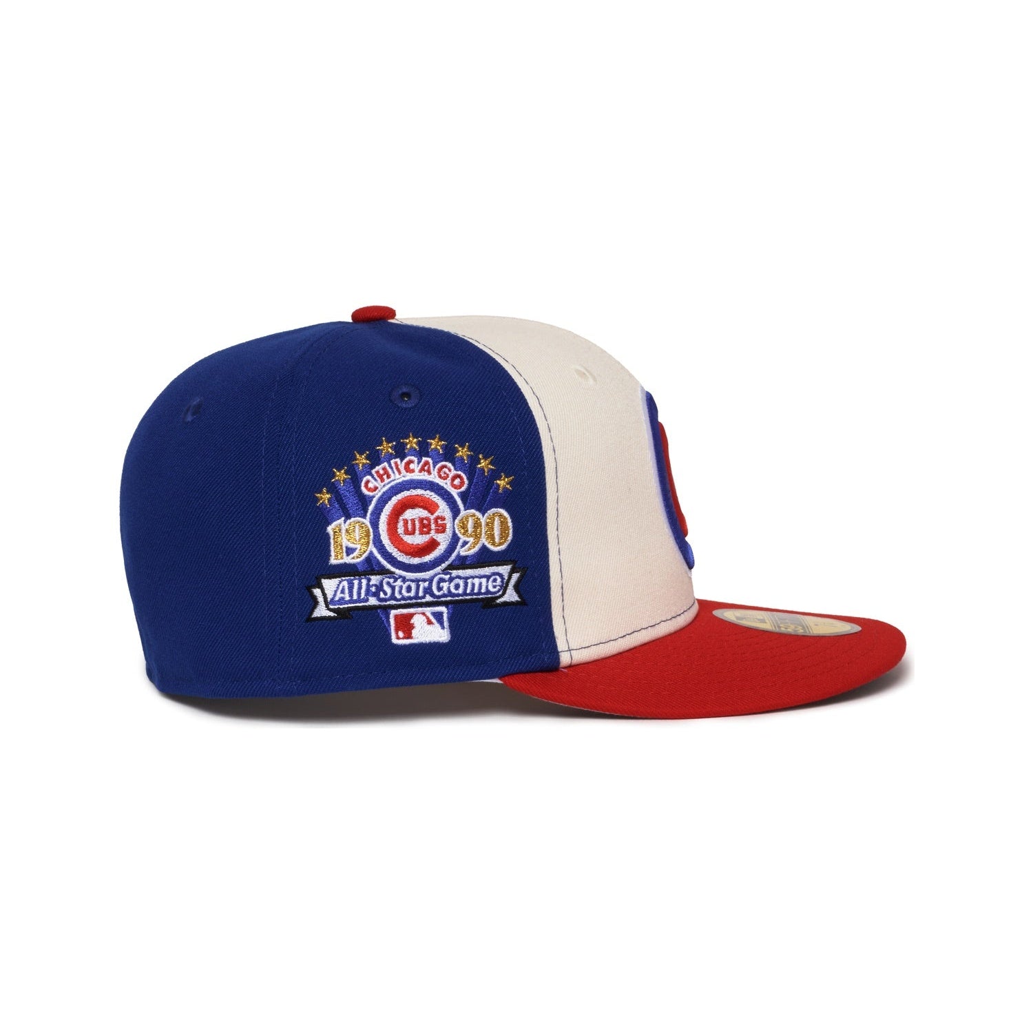 Chicago Cubs Tri-color Creme Royal Red 1990 All Star Game