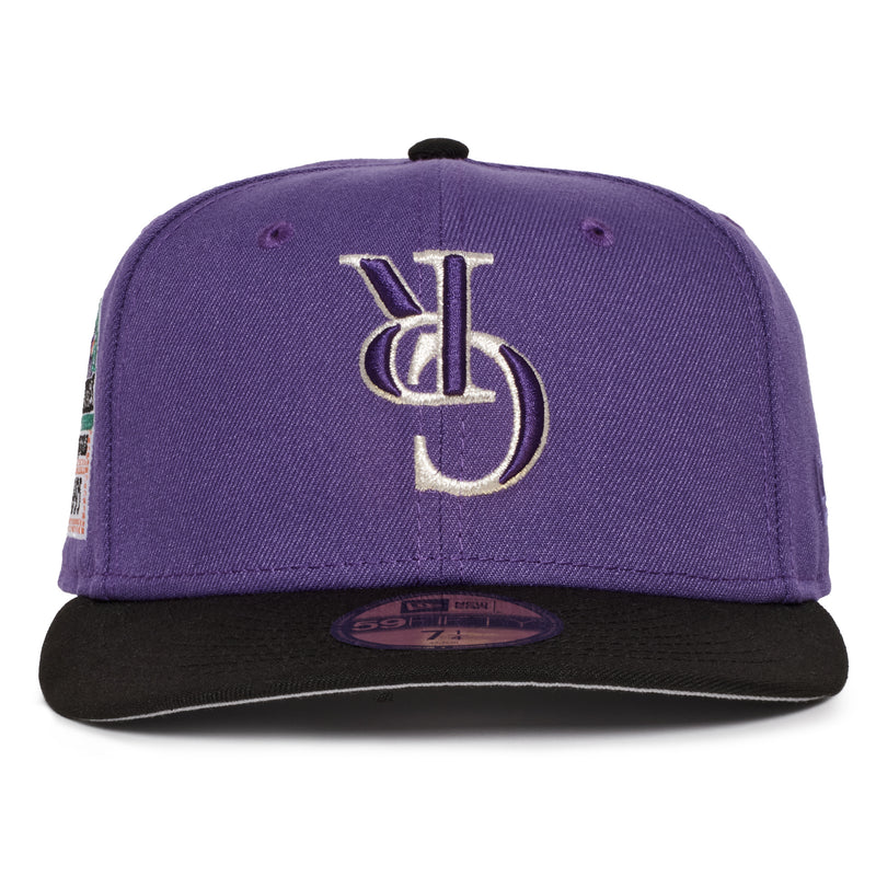 Colorado Rockies Upside down logo Purple & Black 1995 Coors Field Grey UV