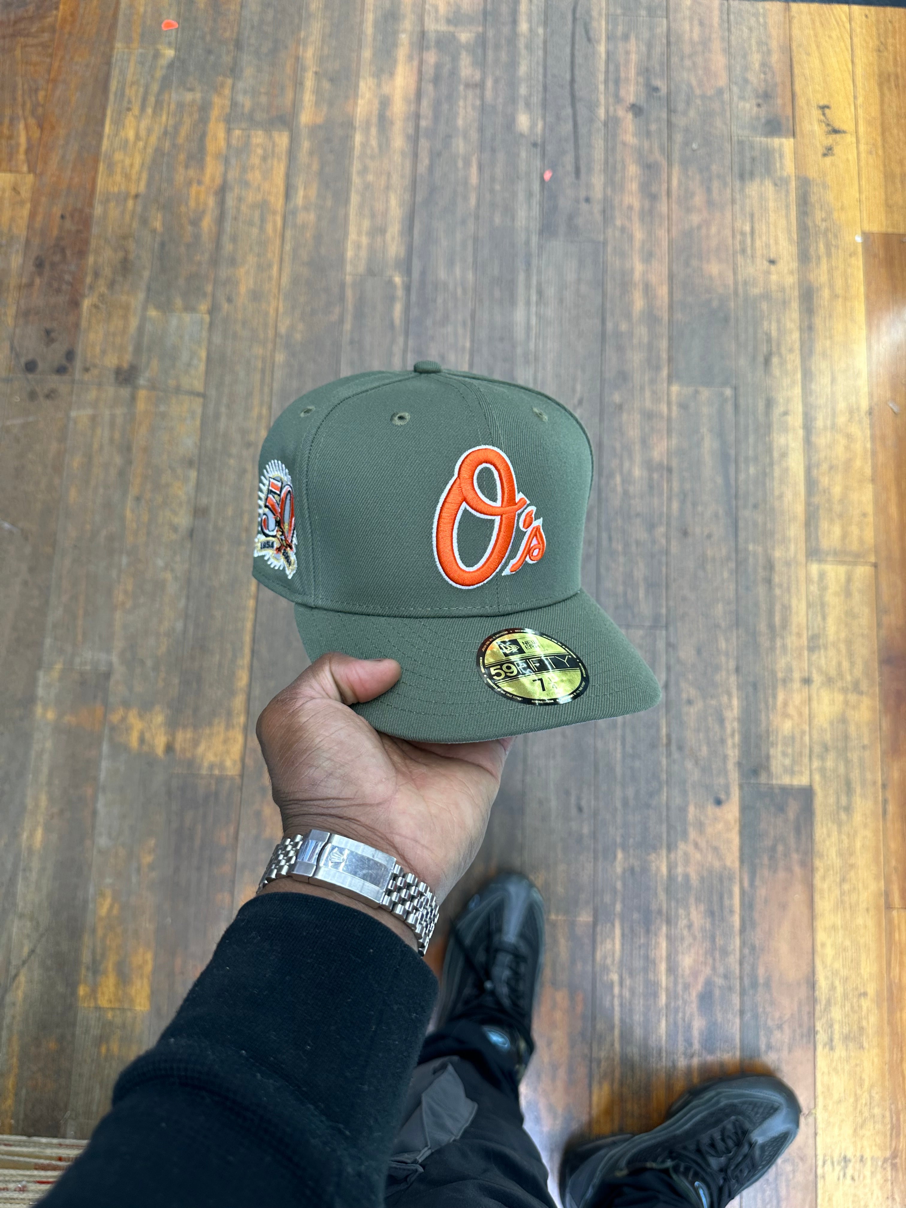 Baltimore Orioles Olive Green 50Th Anniversary