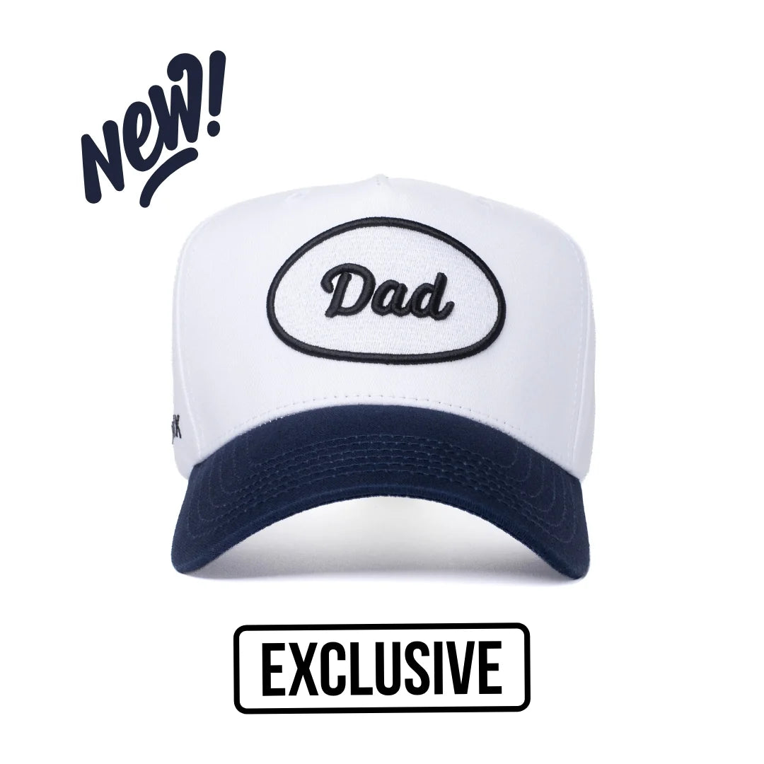 DAD Gang White & Navy